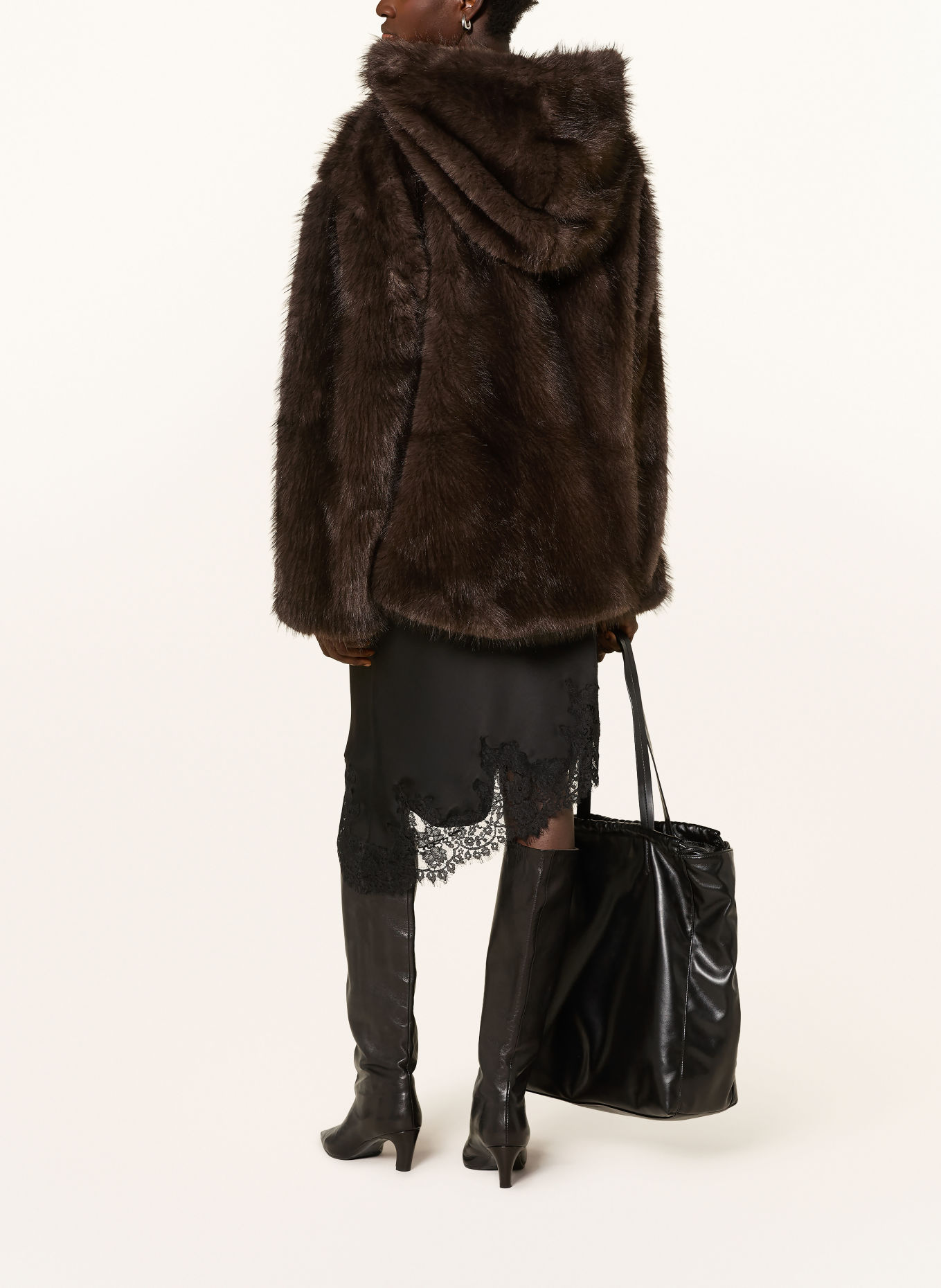 GESTUZ Kunstbontjas GZVENKA: MARRON FONCÉ