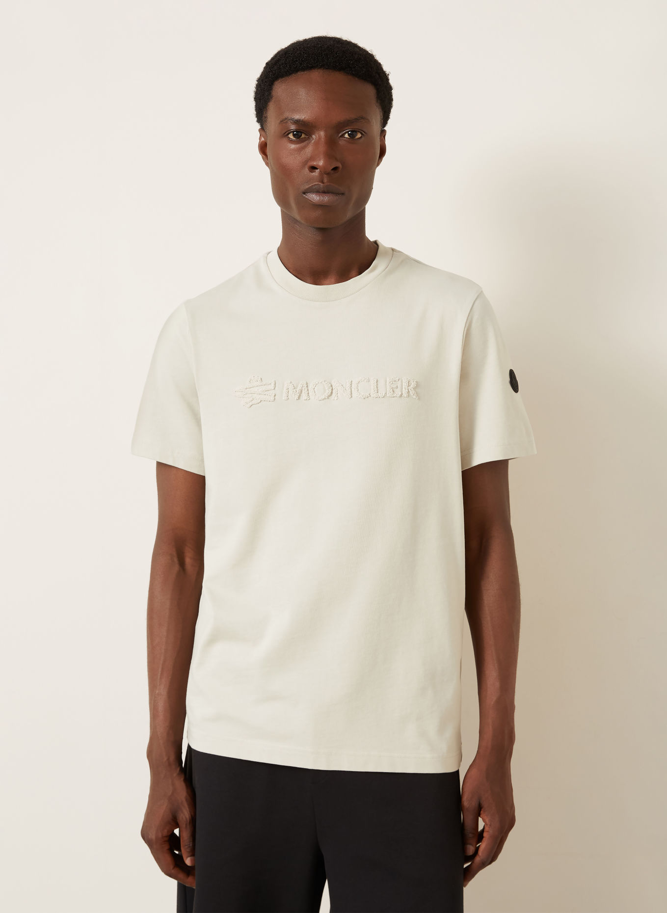 MONCLER T-shirt: BEŻOWY