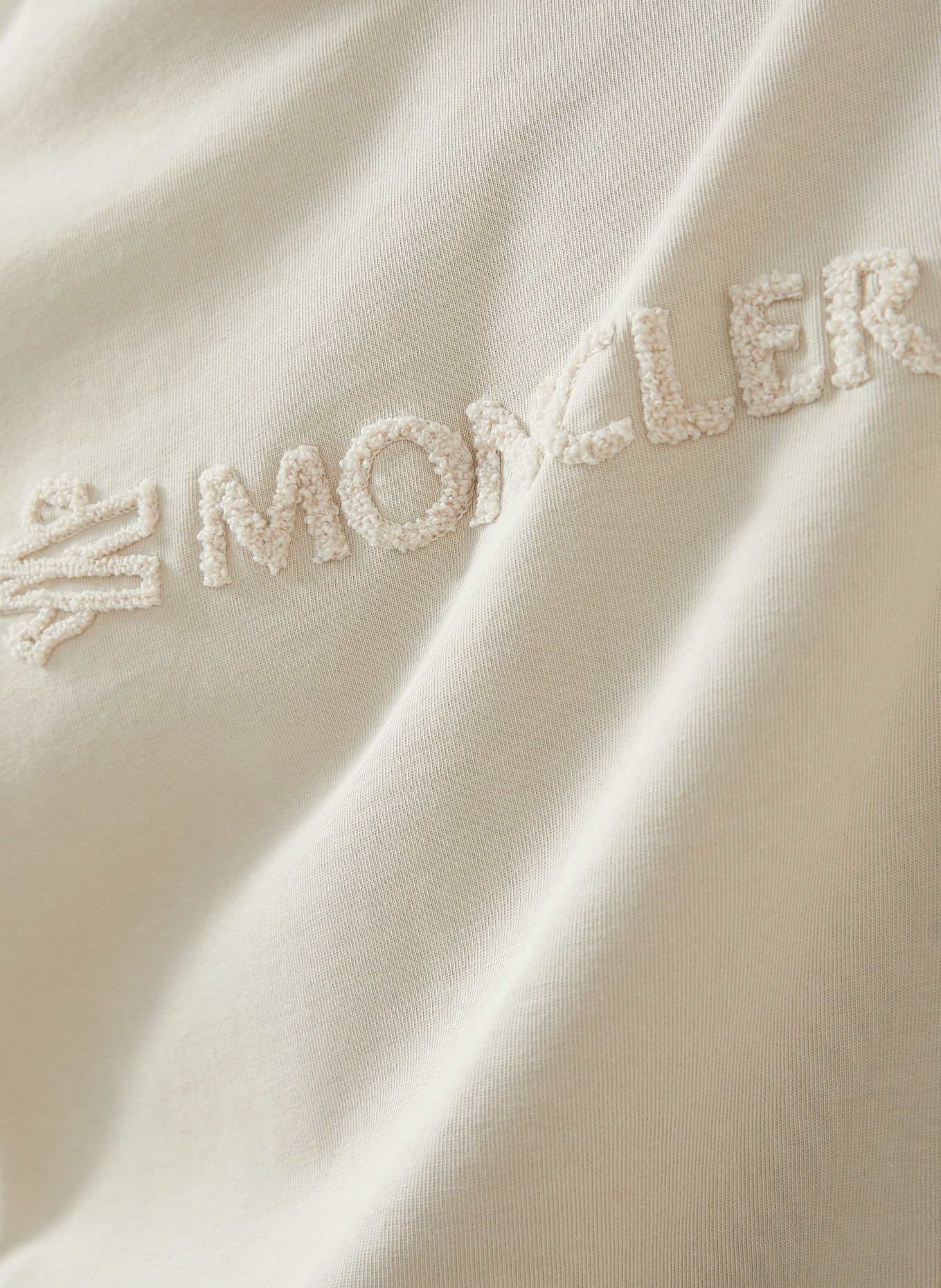 MONCLER T-shirt: BEŻOWY