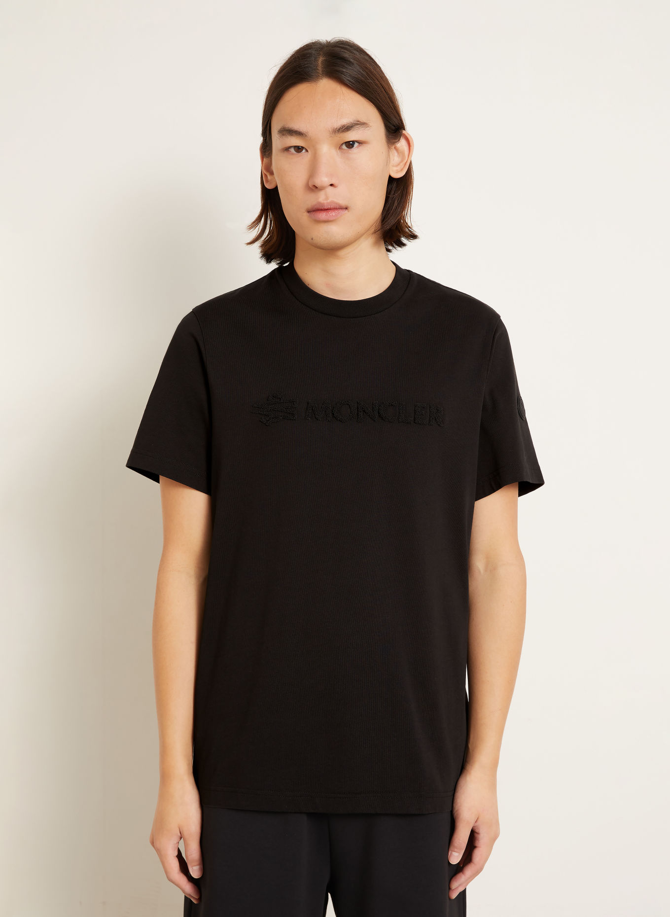 MONCLER T-shirt: CZARNY