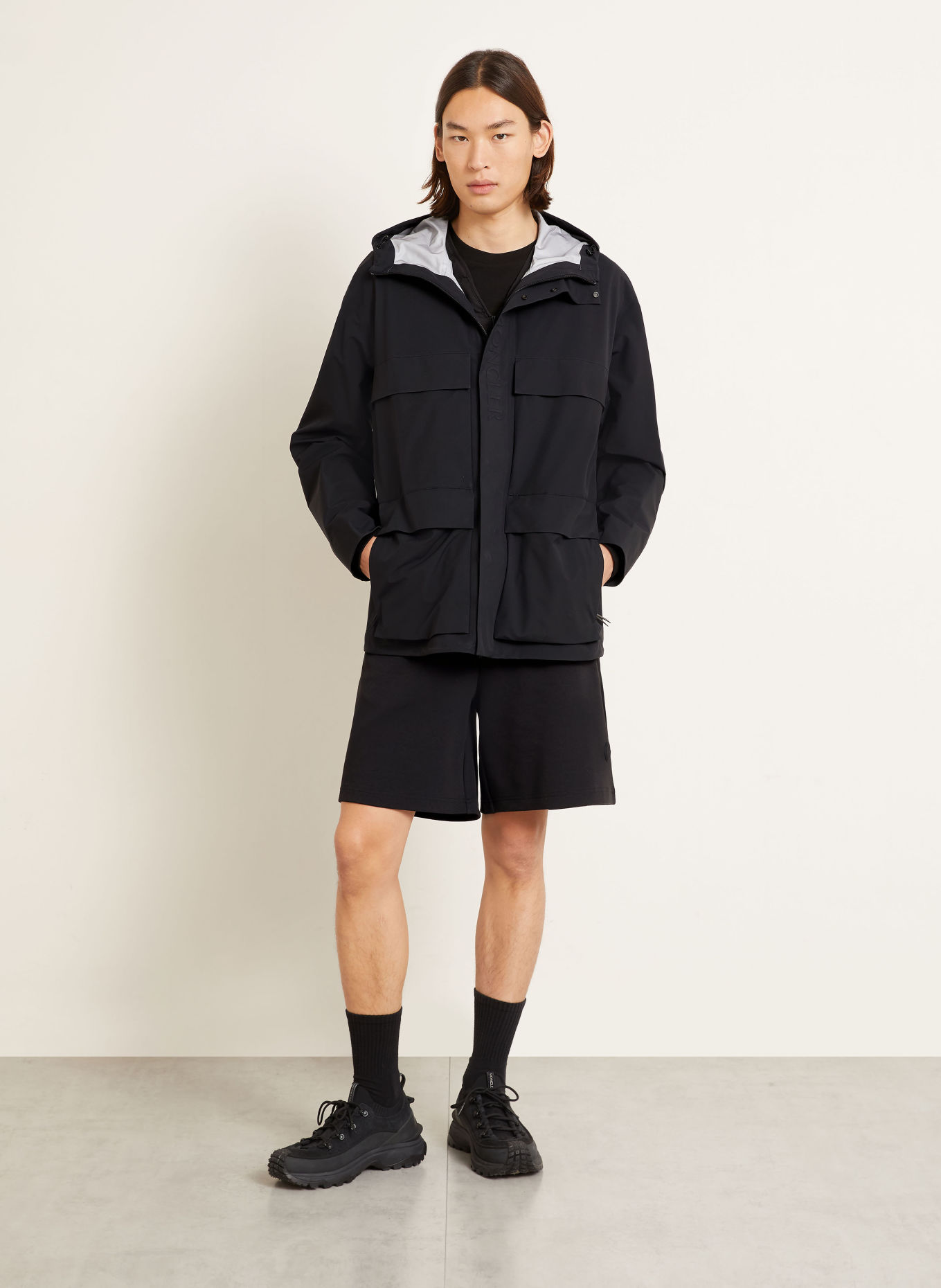 MONCLER Kurtka puchowa 2 w 1 ANTERMOIA: CZARNY