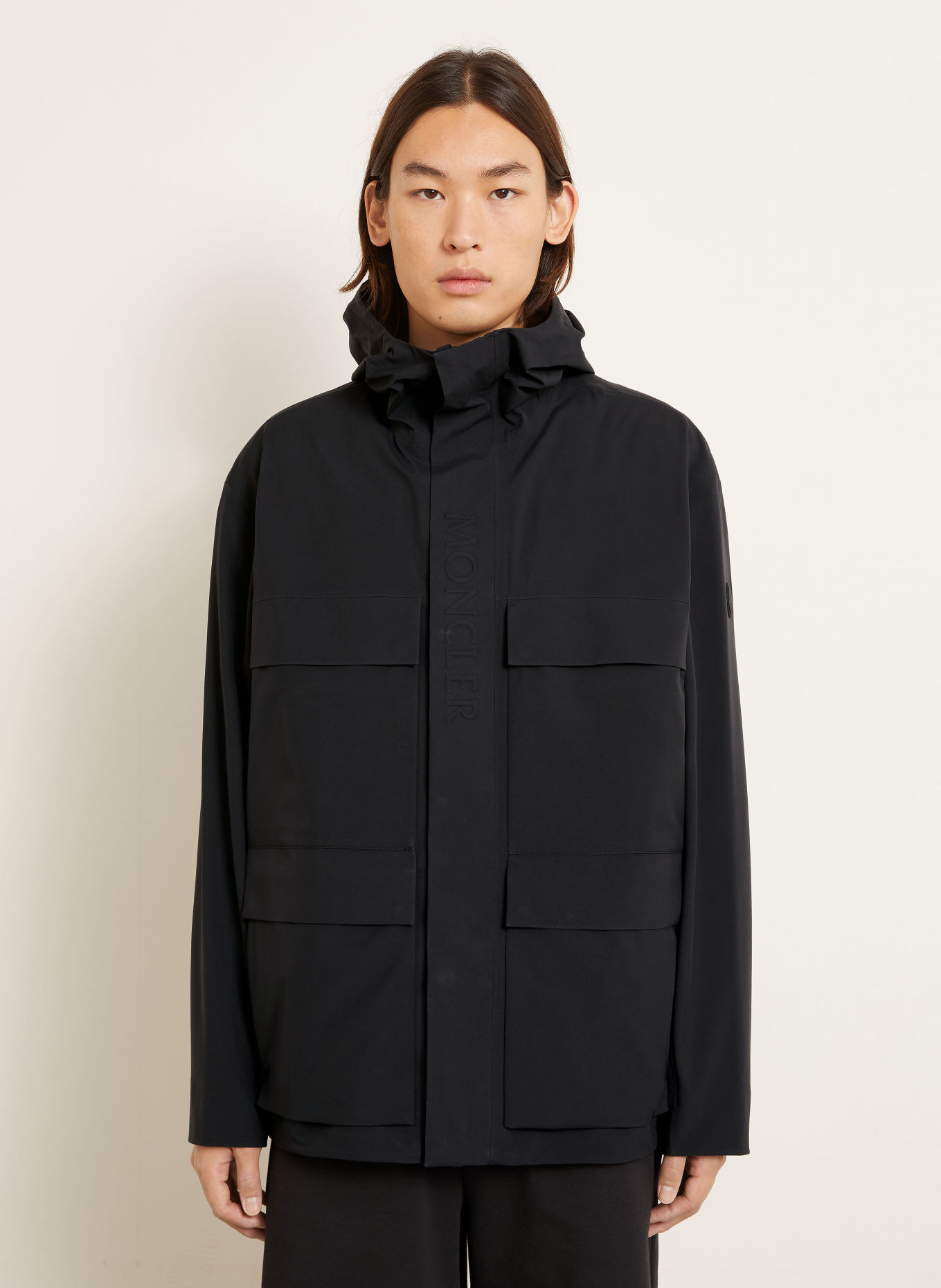 MONCLER Kurtka puchowa 2 w 1 ANTERMOIA: CZARNY