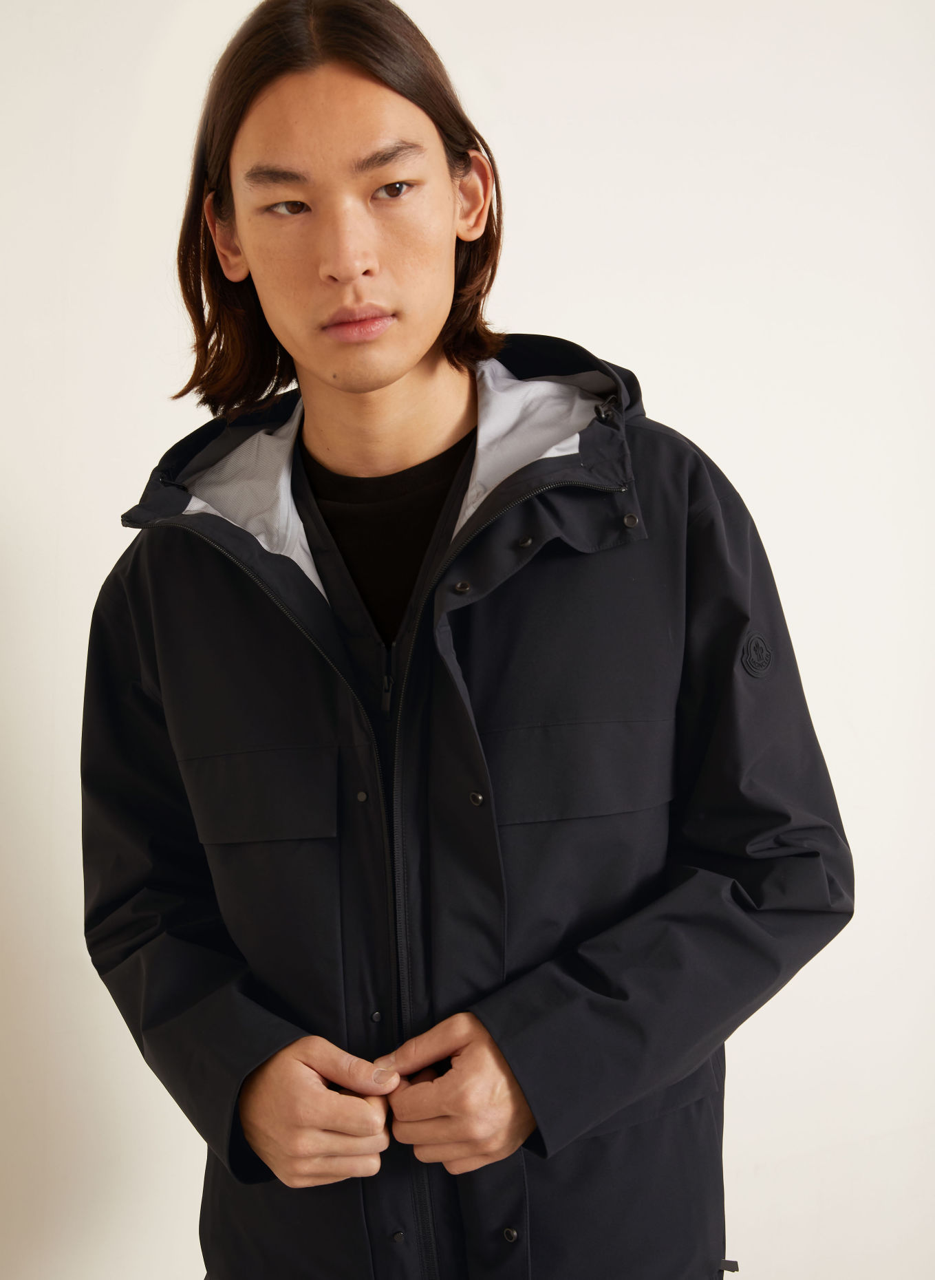 MONCLER Kurtka puchowa 2 w 1 ANTERMOIA: CZARNY