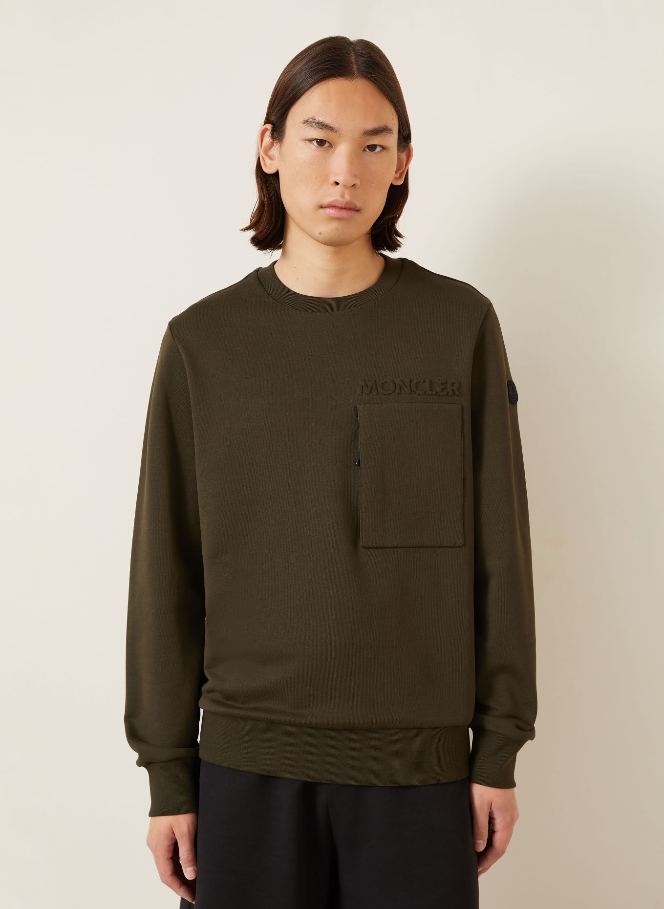 MONCLER Bluza: OLIWKOWY
