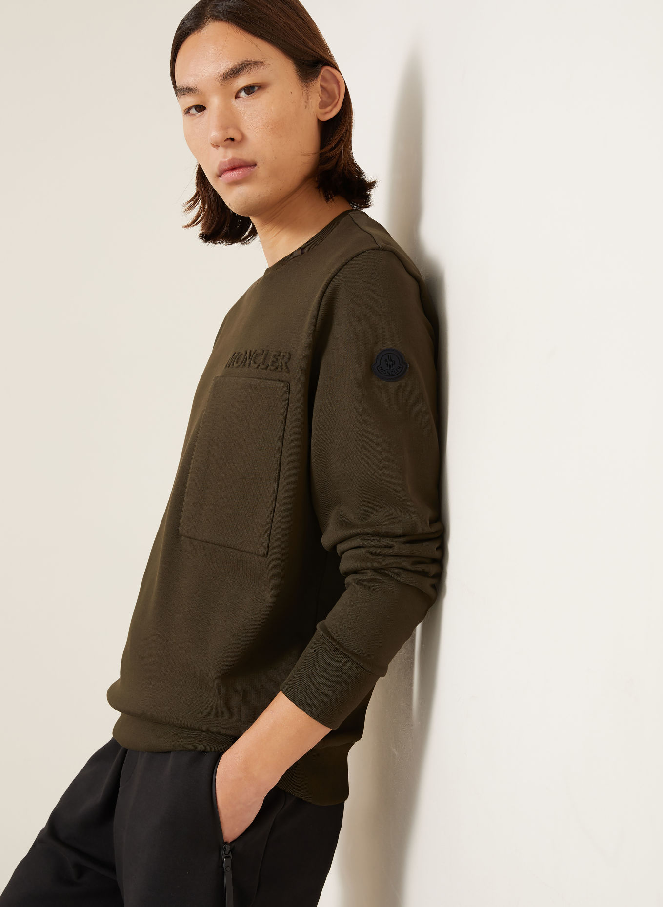 MONCLER Bluza: OLIWKOWY