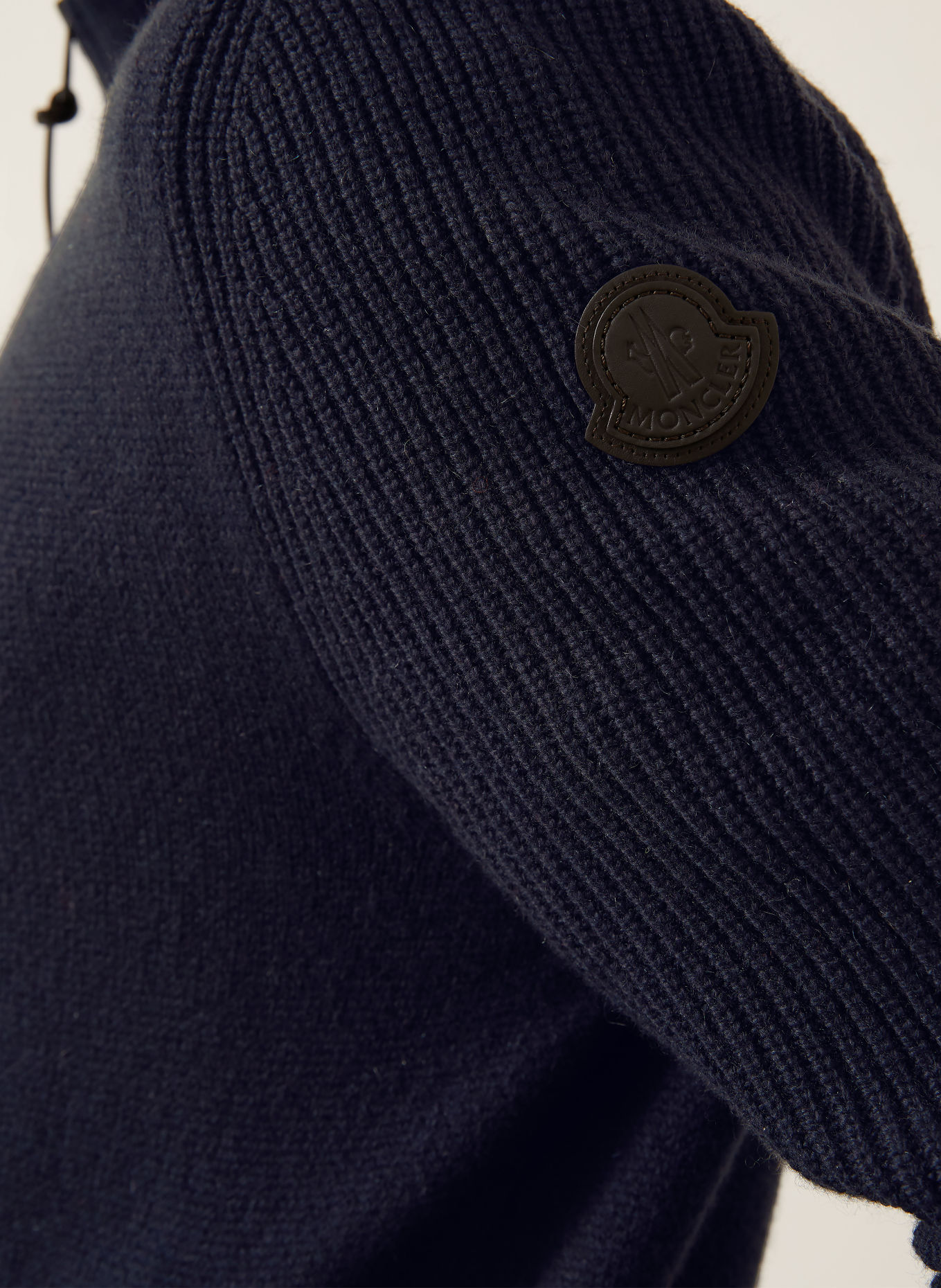 MONCLER Pletený svetr: TMAVĚ MODRÁ