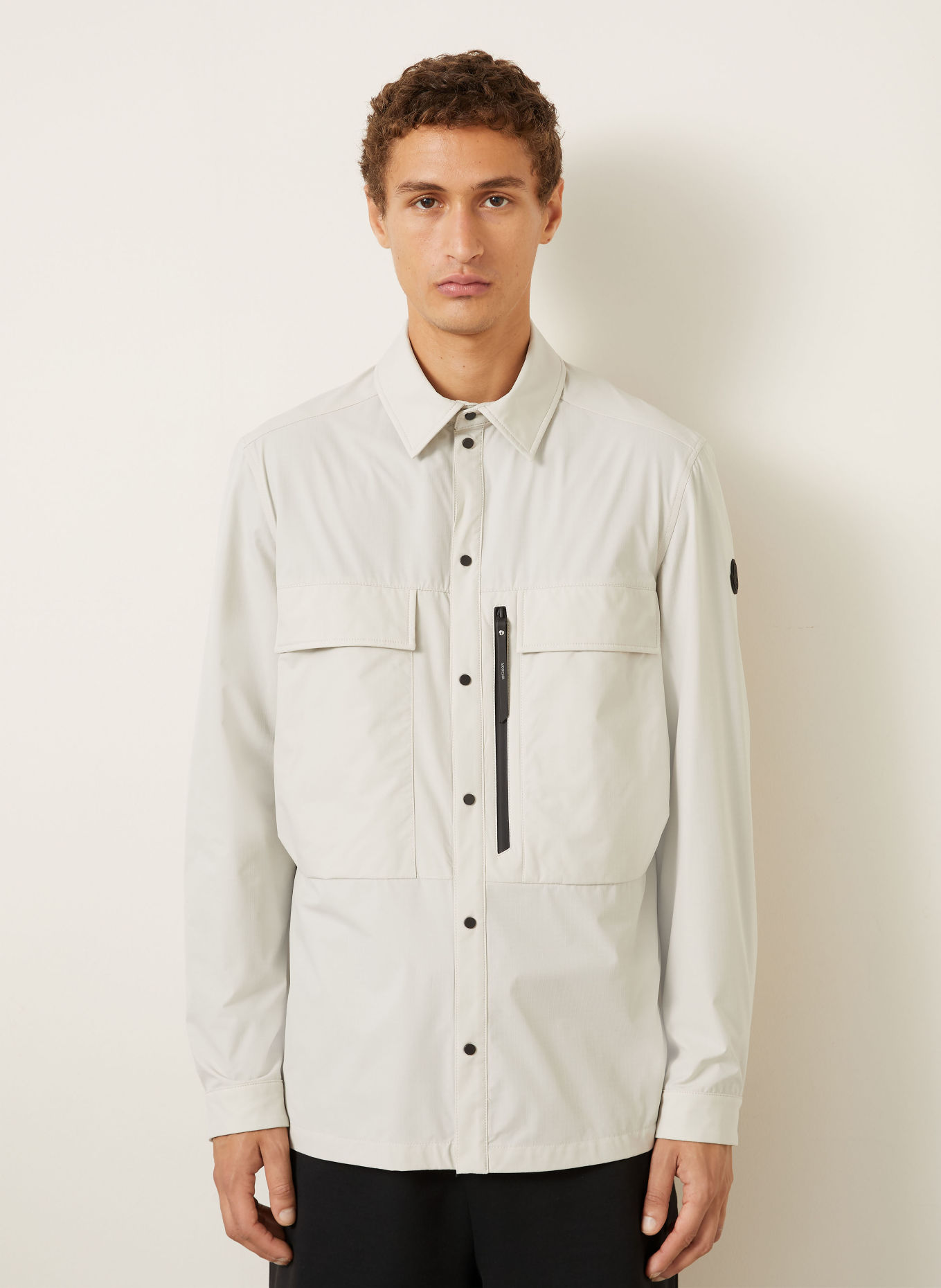 MONCLER Overjacket: HELLGRAU
