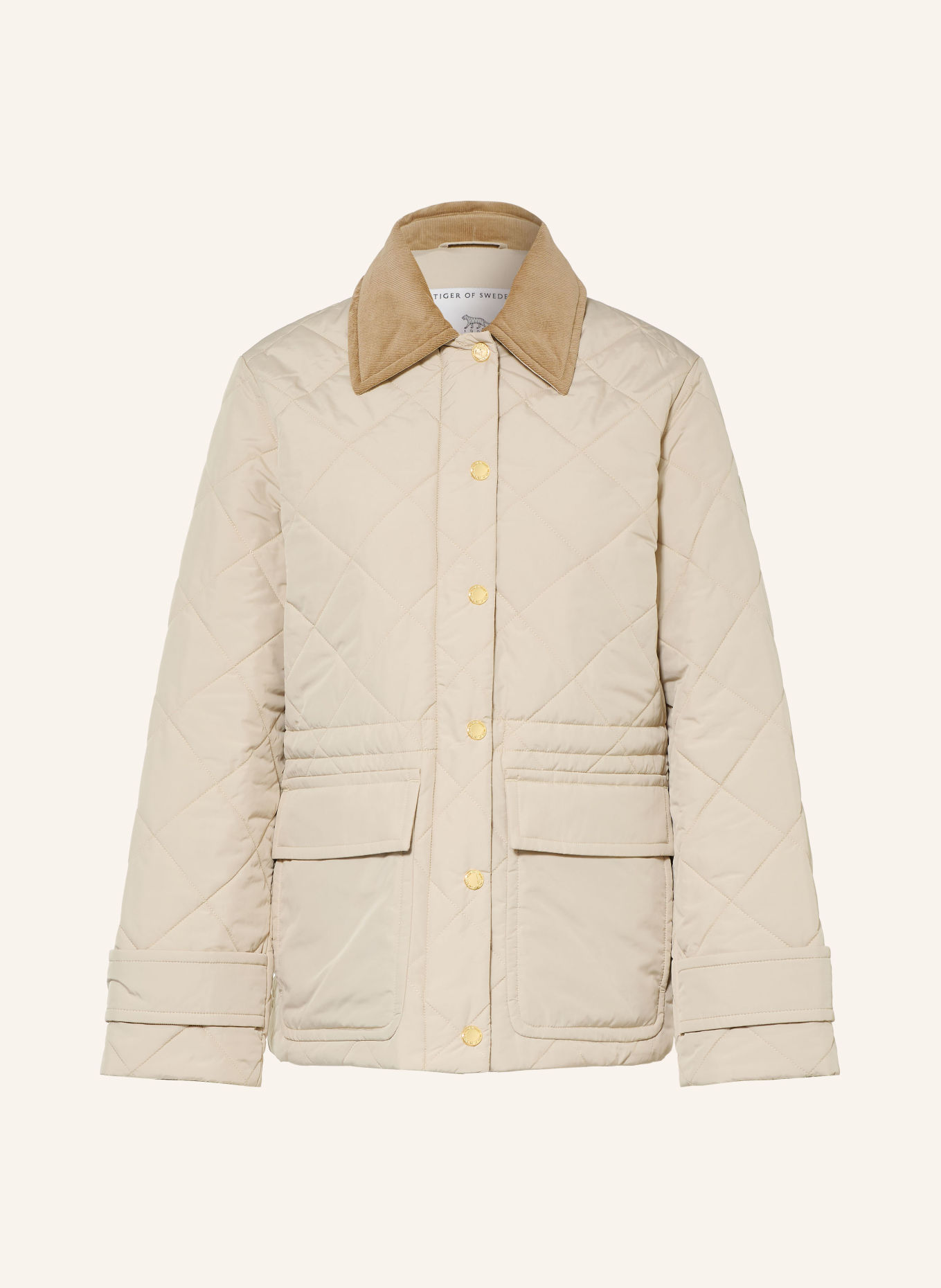 TIGER OF SWEDEN Quilted jacket JACKIE: BEIGE