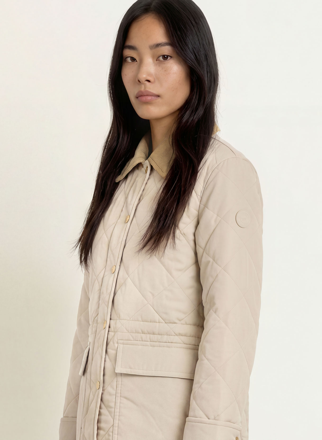 TIGER OF SWEDEN Quilted jacket JACKIE: BEIGE