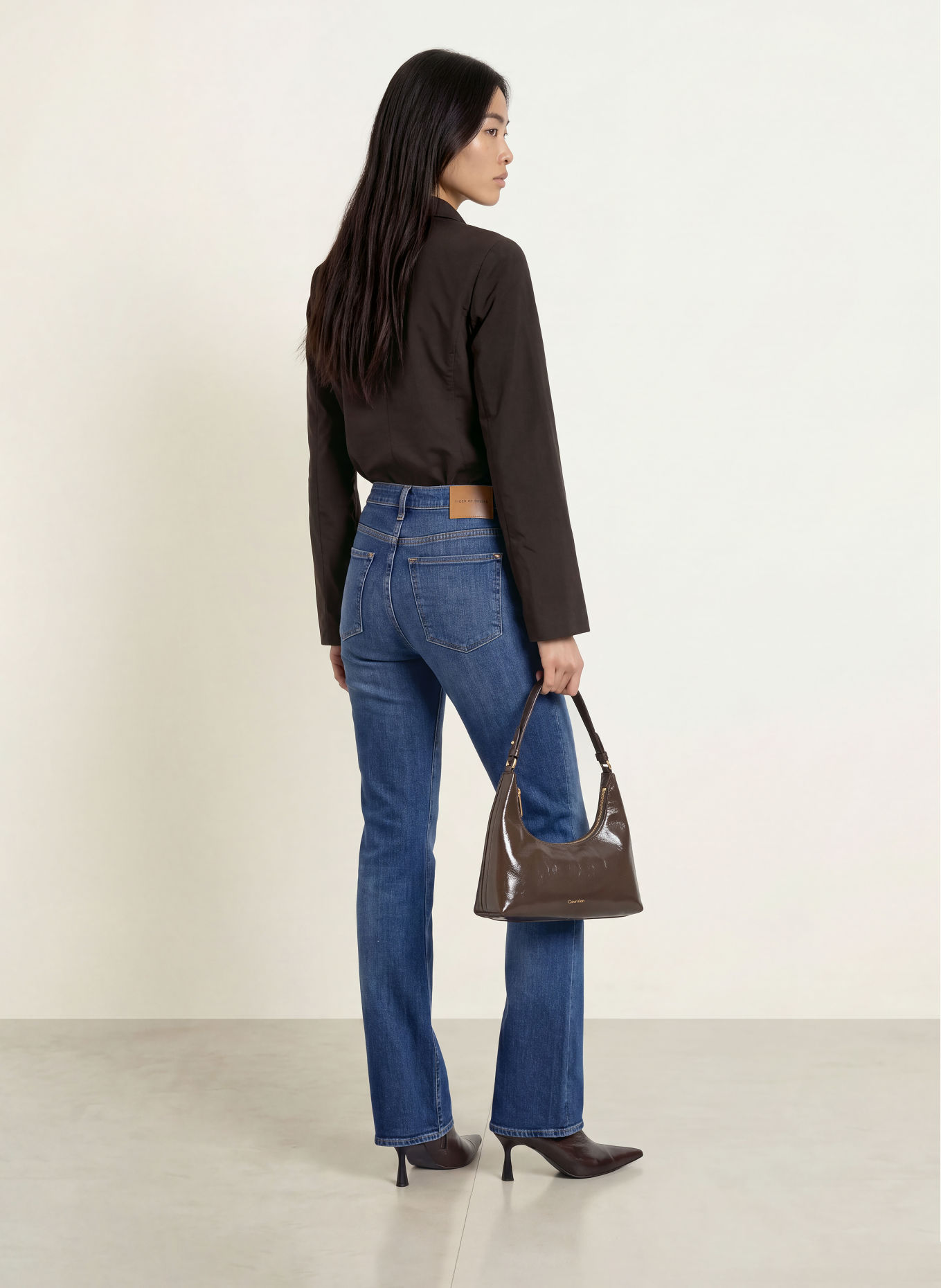 TIGER OF SWEDEN Jean flare FRANKIE PURE: 21F MEDIUM BLUE
