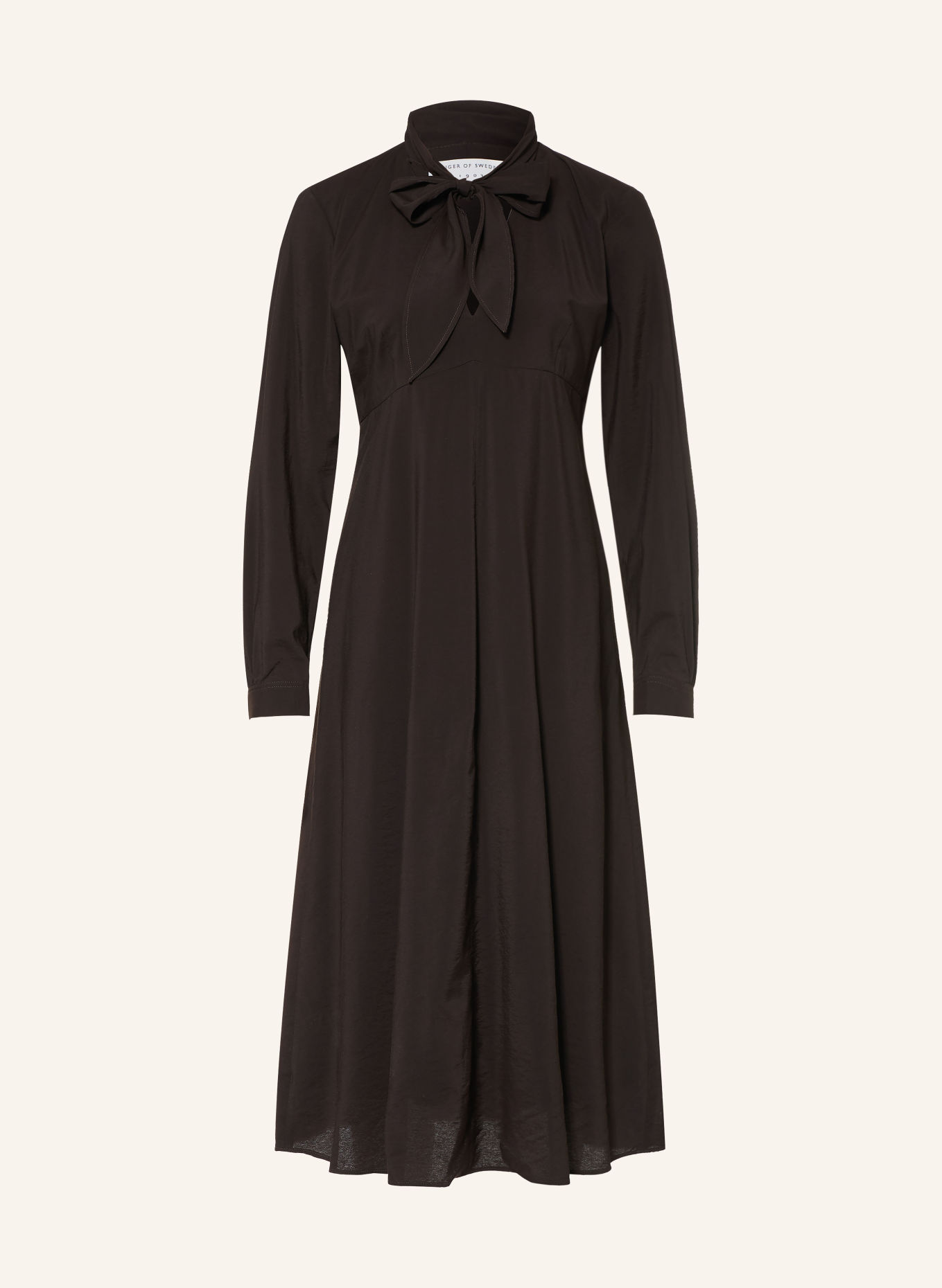 TIGER OF SWEDEN Schluppenkleid: DUNKELBRAUN