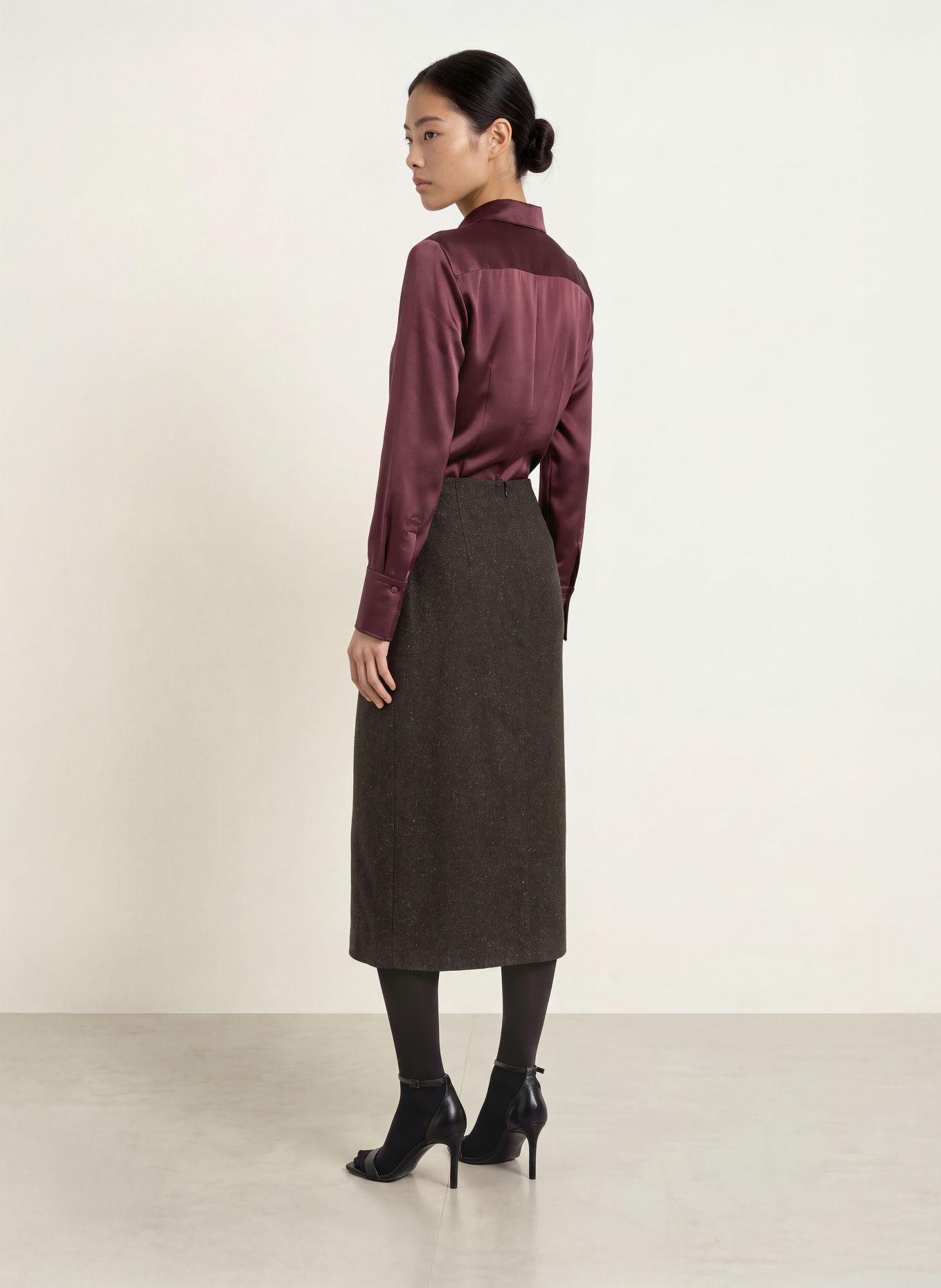 TIGER OF SWEDEN DAPHNE Satin Shirt blouse: DARK RED