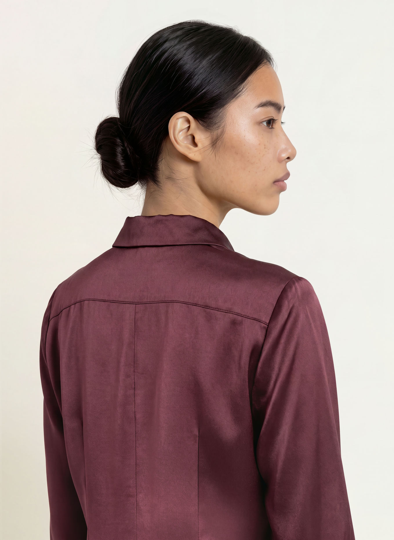 TIGER OF SWEDEN DAPHNE Satin Shirt blouse: DARK RED