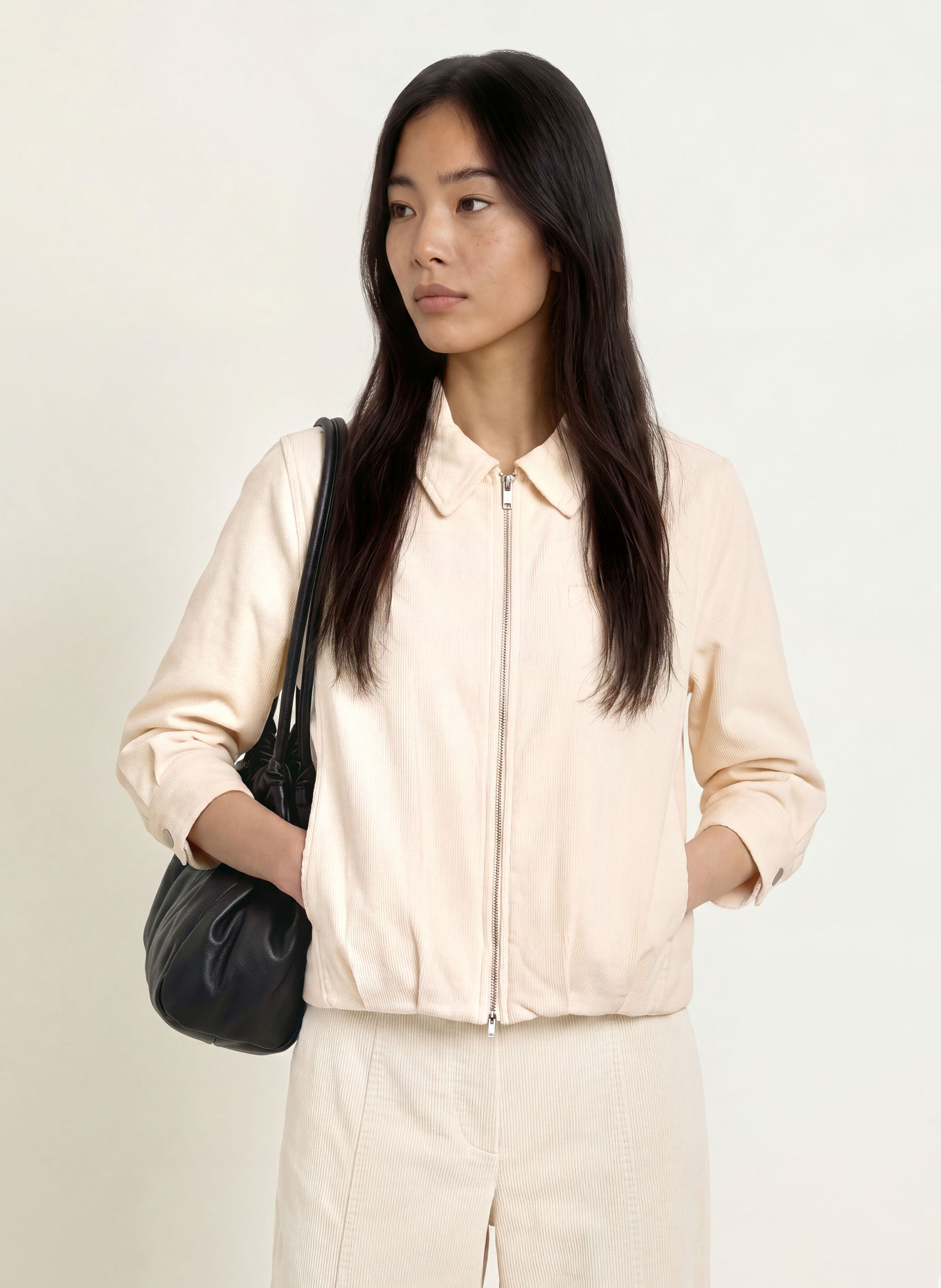 OPUS Cordjacke HAMONA: CREME