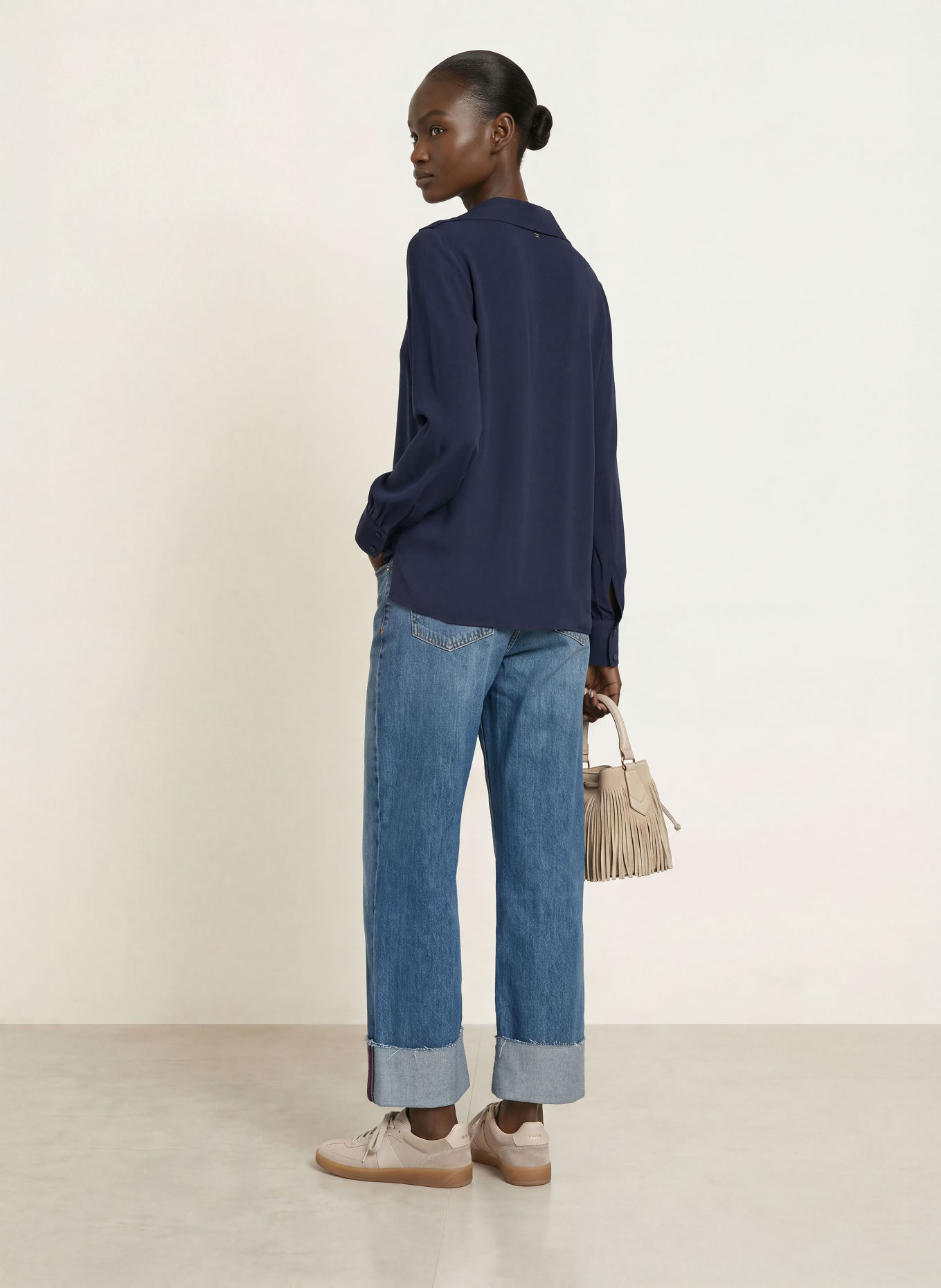 BOSS BRYSTEL Shirt blouse: DARK BLUE