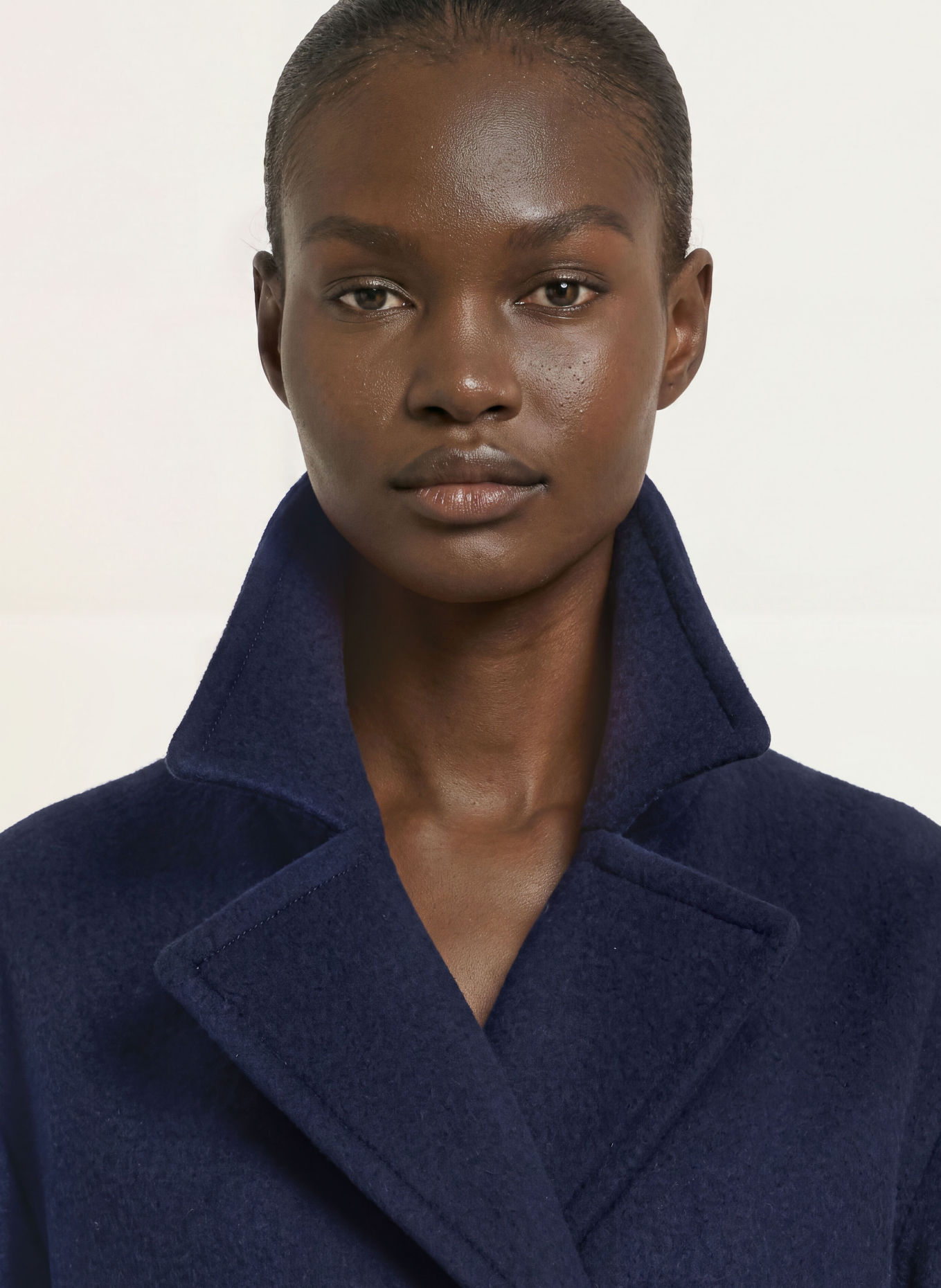 BOSS Pea coat CISABENA: DARK BLUE