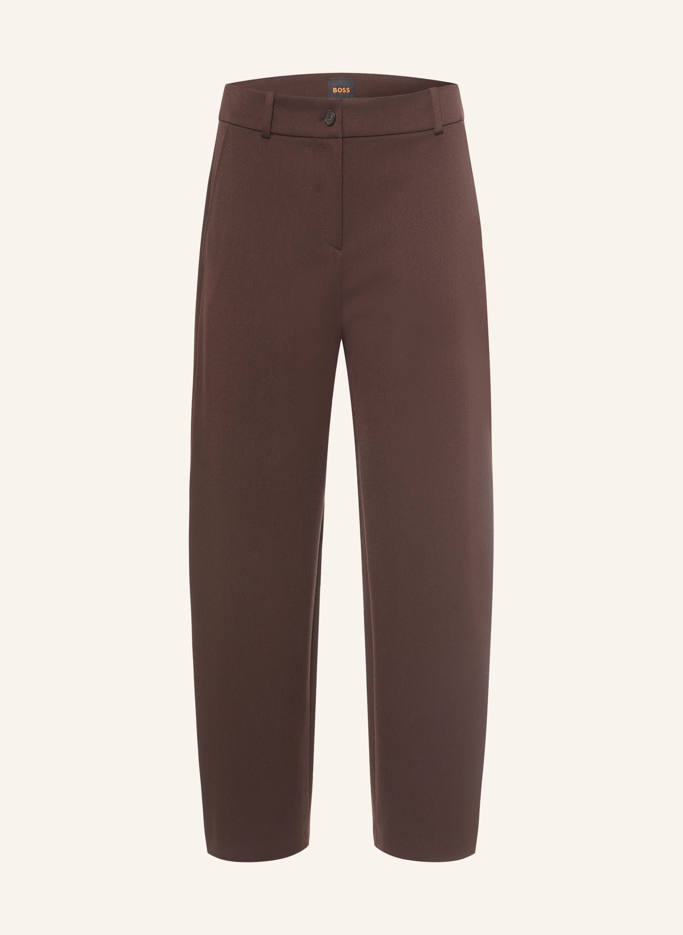 BOSS 7/8 broek TALARA: MARRON FONCÉ