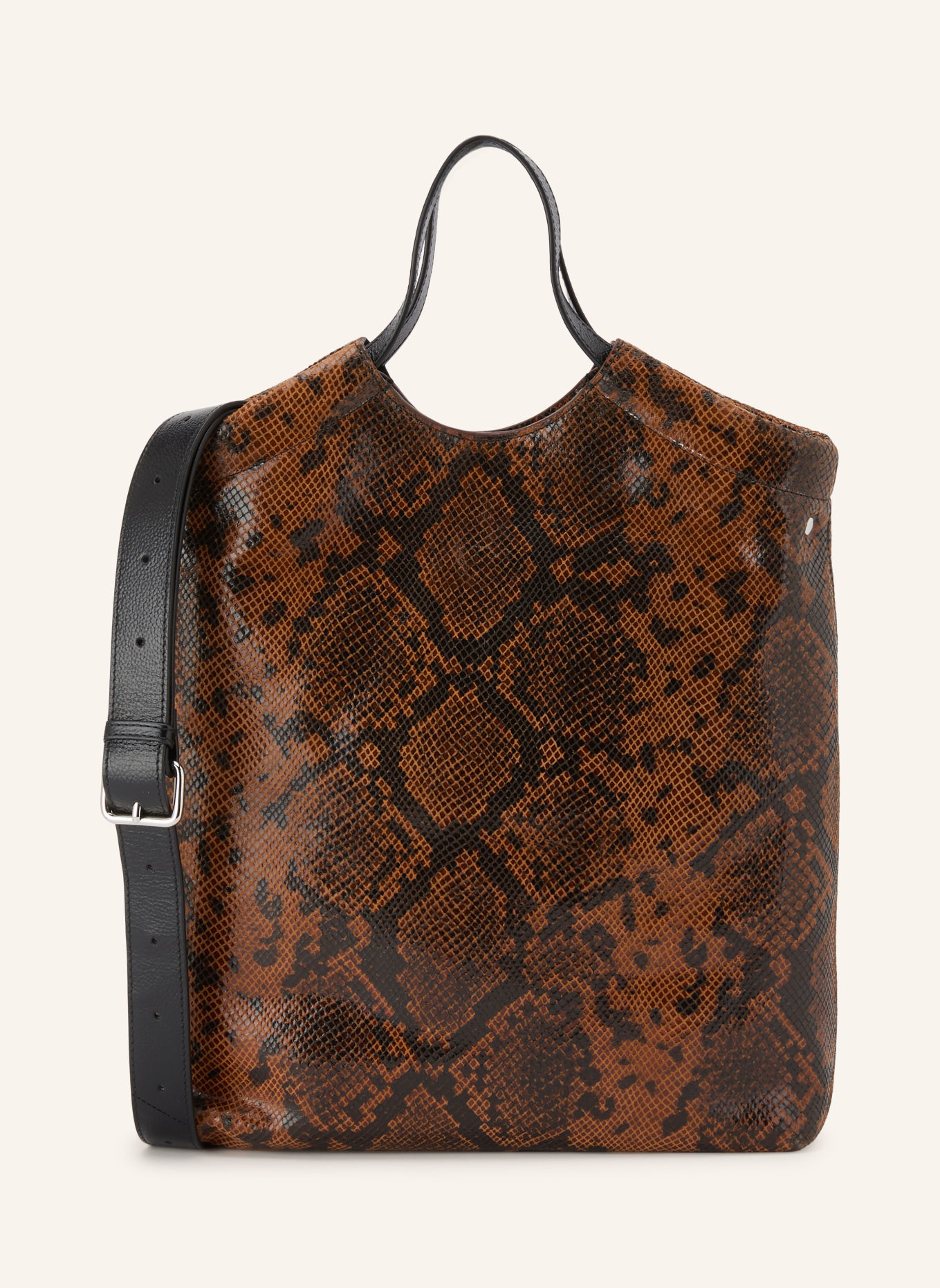 NÚNOO BELLIS Shoppers: BROWN / BLACK