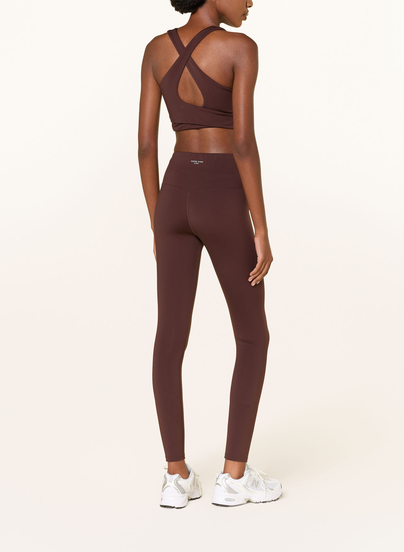 ANINE BING Leggings BLAKE: DUNKELBRAUN