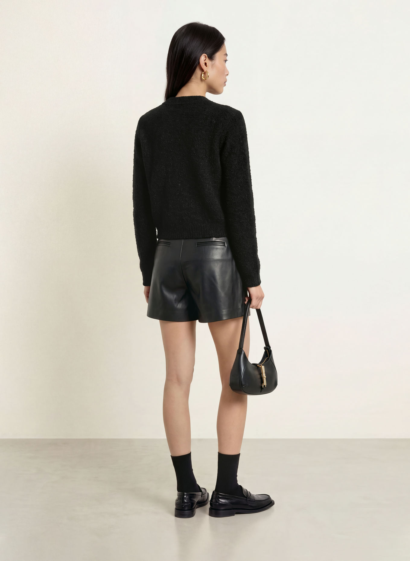 Rich & Royal Vest met pailletten: ZWART