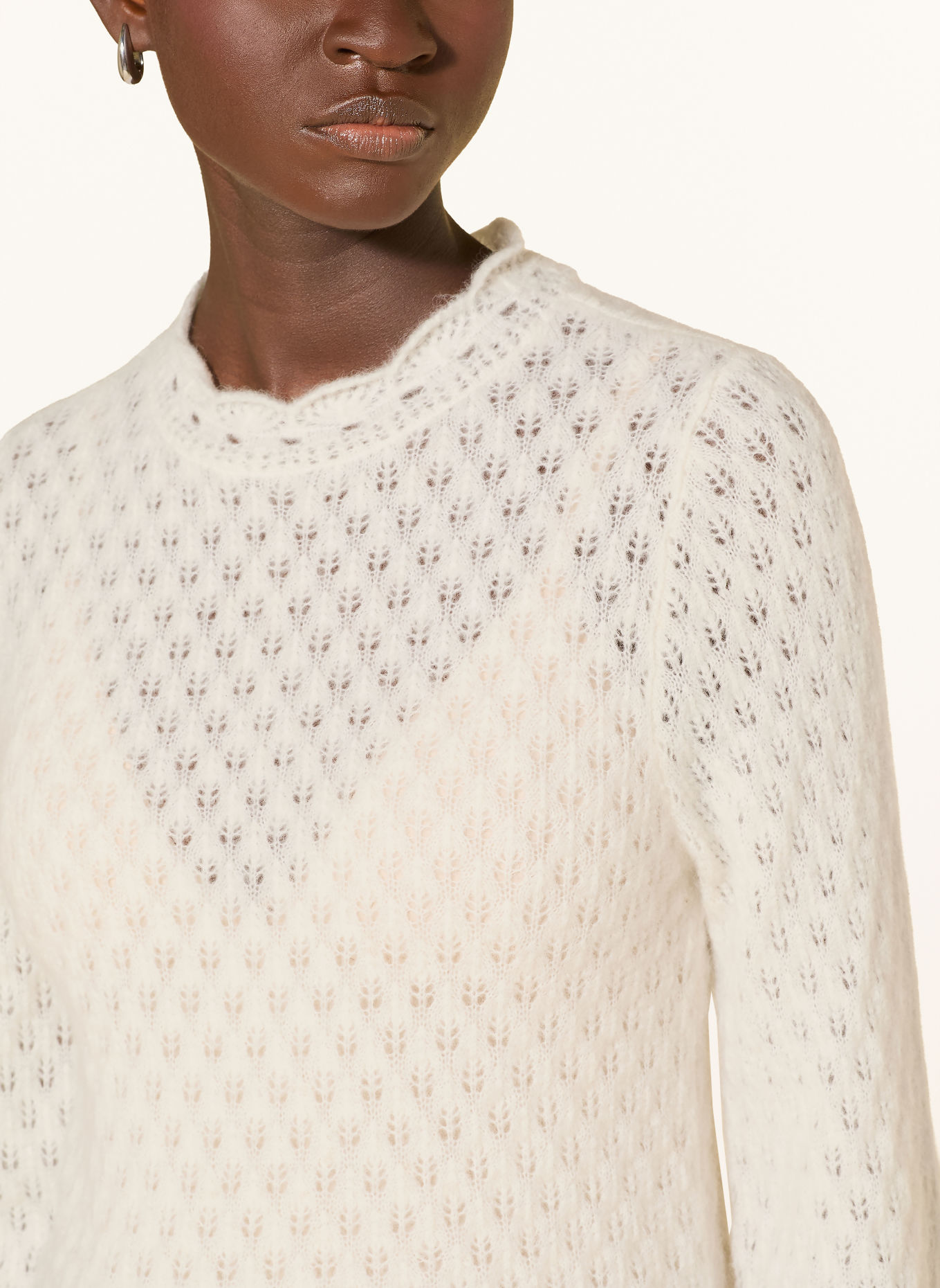 Rich & Royal Alpaca Sweater: ECRU