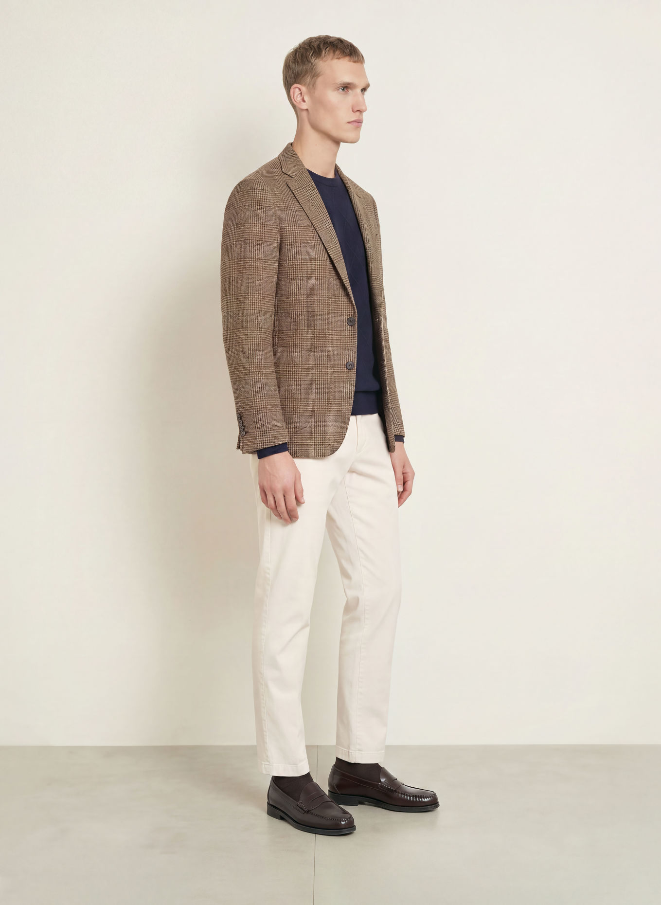 DIGEL Sakko EDWARD Modern Fit: BRAUN / BEIGE