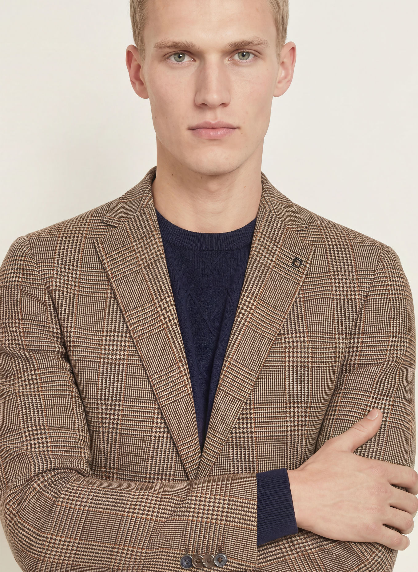 DIGEL Sakko EDWARD Modern Fit: BRAUN / BEIGE