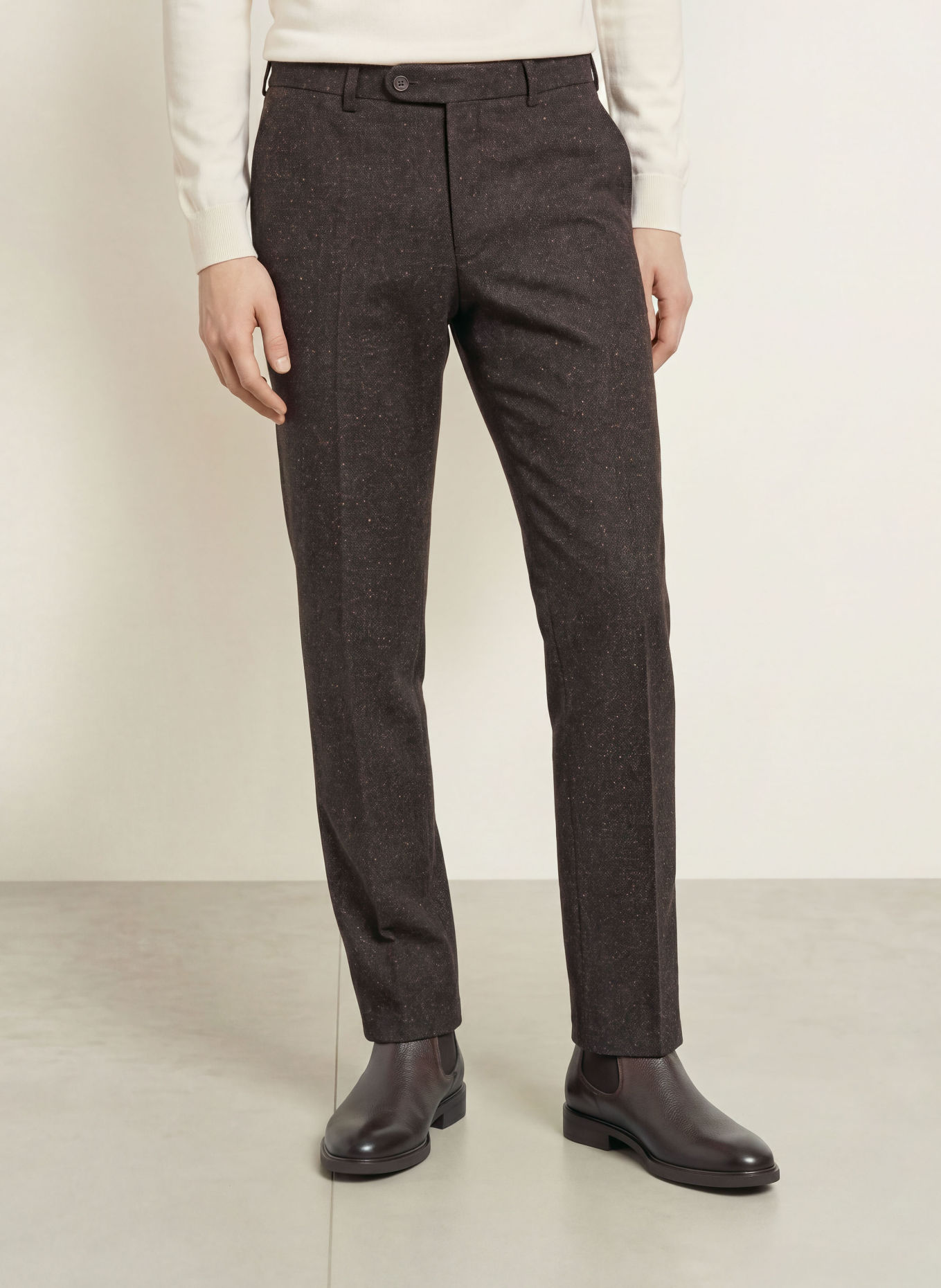 DIGEL Kostymbyxor SERGIO Modern Fit: 30 BRAUN