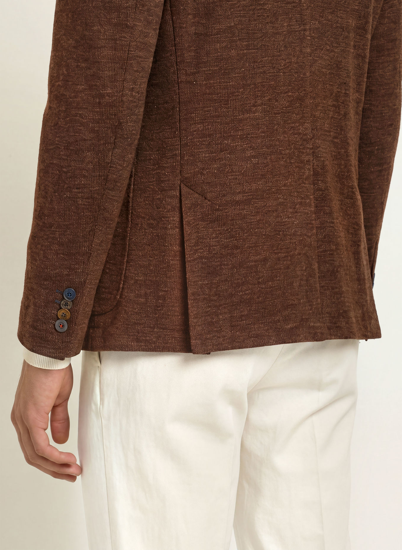 DIGEL Stricksakko EDWARD Modern Fit: DUNKELBRAUN