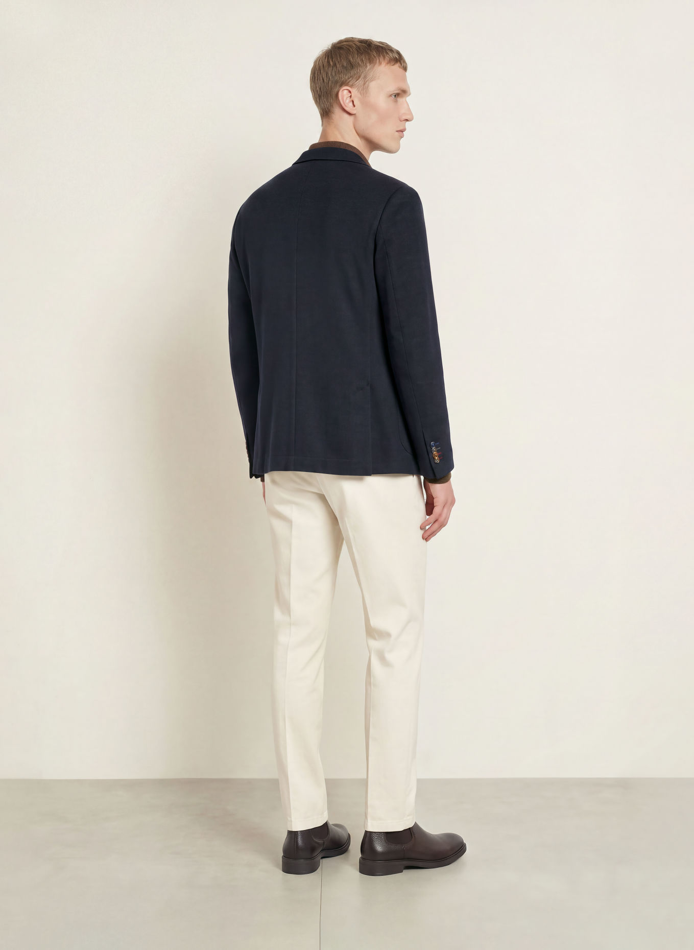 DIGEL Stricksakko EDWARD Modern Fit: DUNKELBLAU