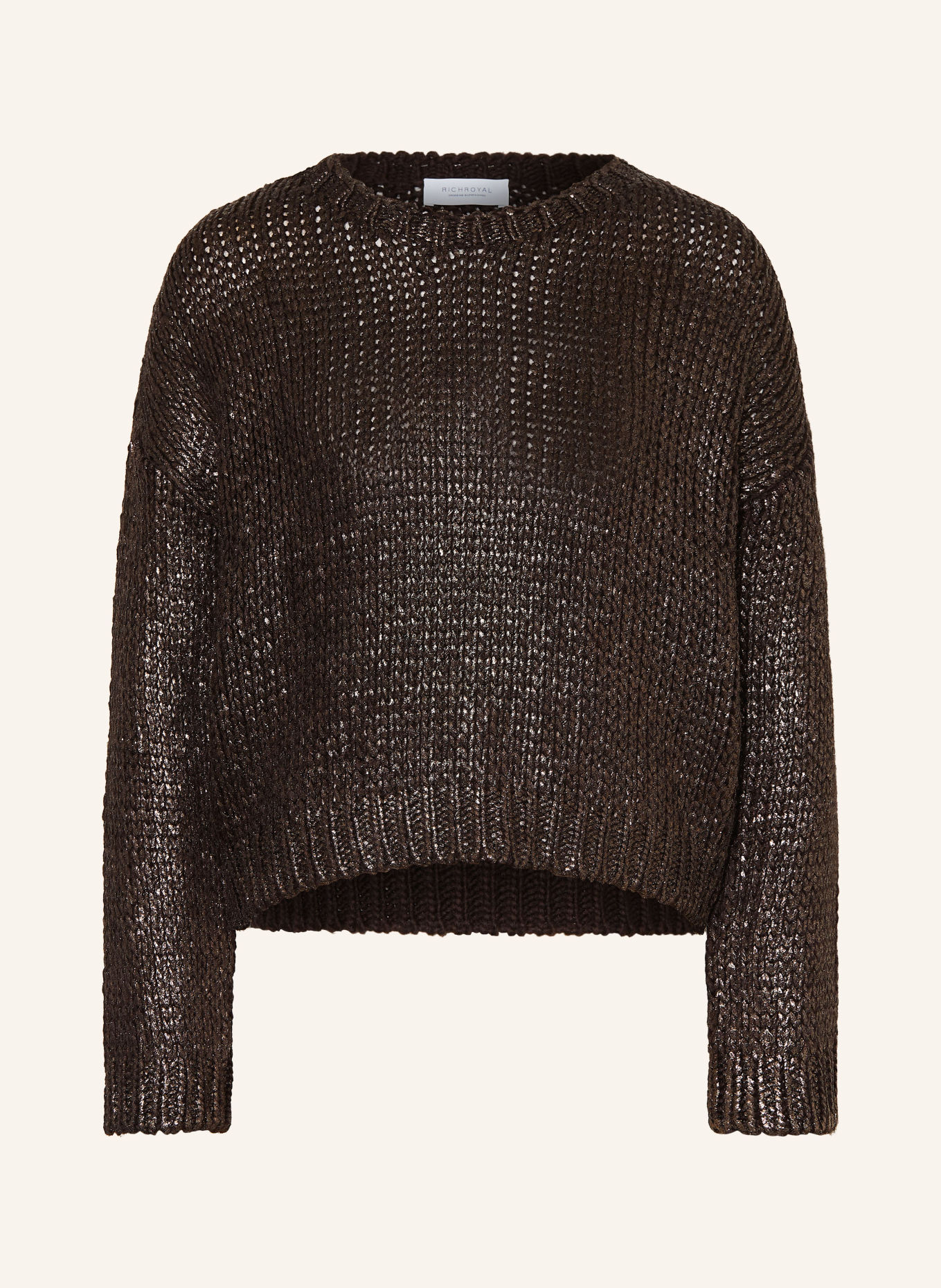 Rich & Royal Trui: MARRON FONCÉ