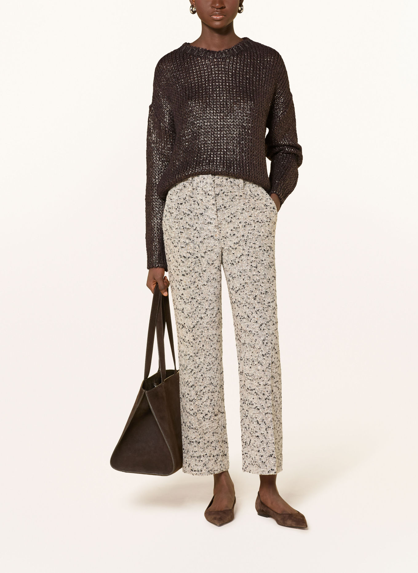 Rich & Royal Trui: MARRON FONCÉ