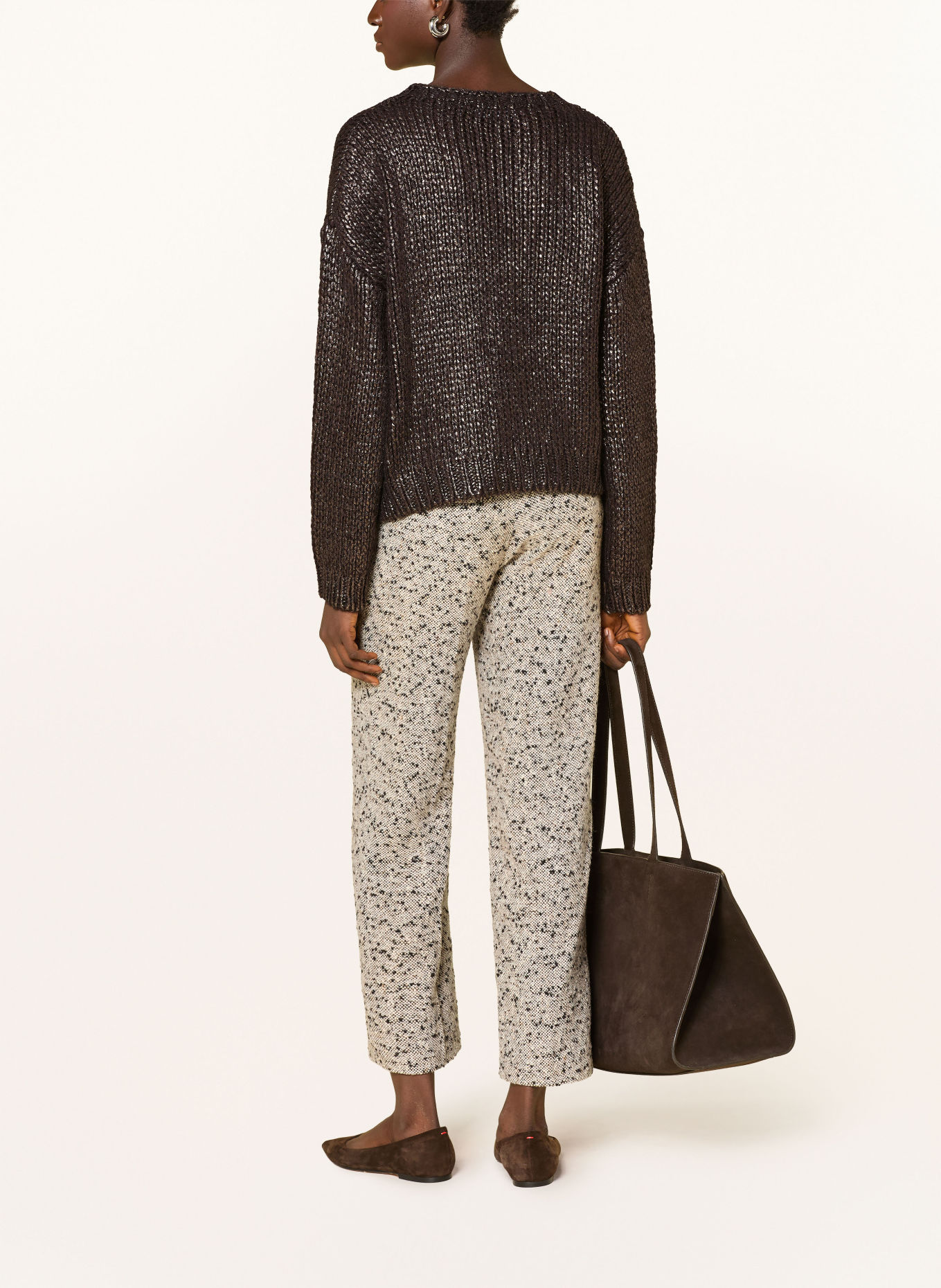 Rich & Royal Trui: MARRON FONCÉ