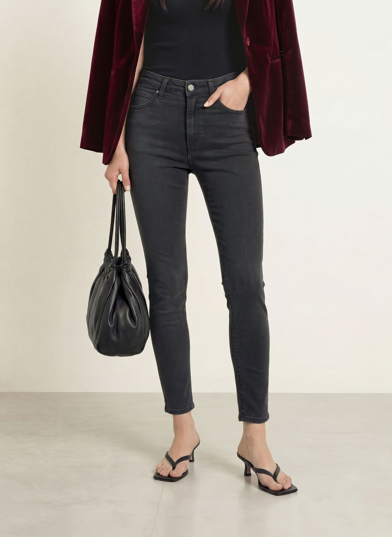 Rich & Royal Skinny jeans: 900 DENIM BLACK