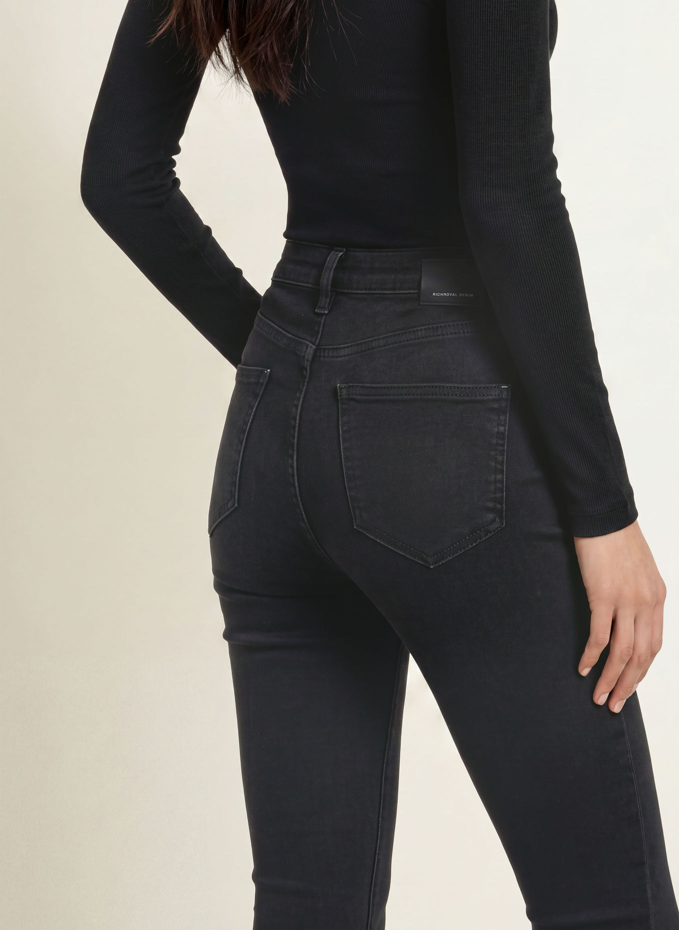 Rich & Royal Skinny jeans: 900 DENIM BLACK