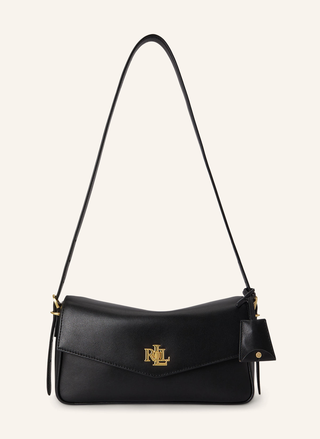 LAUREN RALPH LAUREN Umhängetasche: SCHWARZ / GOLD