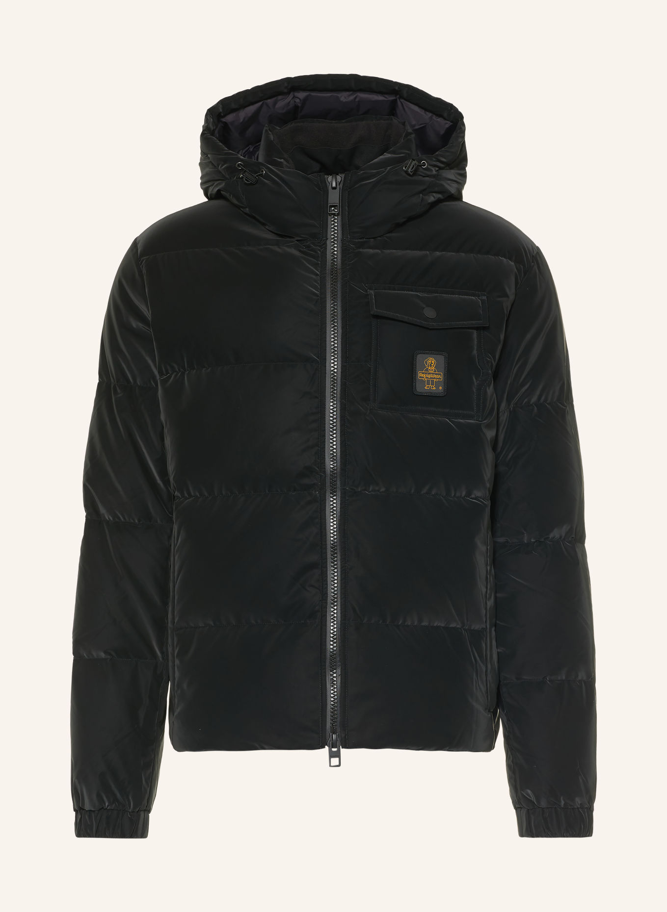 RefrigiWear Daunenjacke SEEK: SCHWARZ