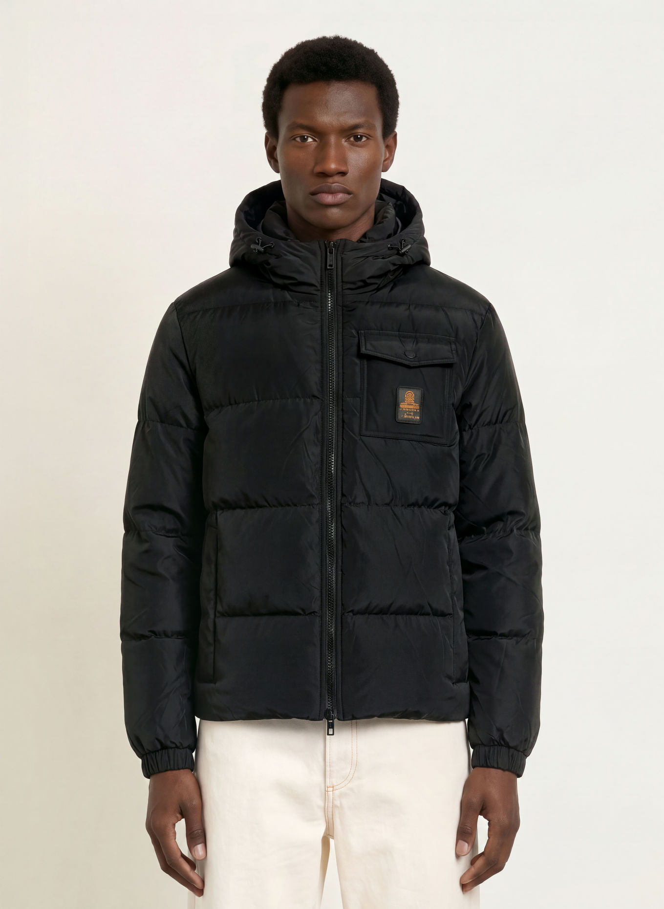 RefrigiWear Daunenjacke SEEK: SCHWARZ