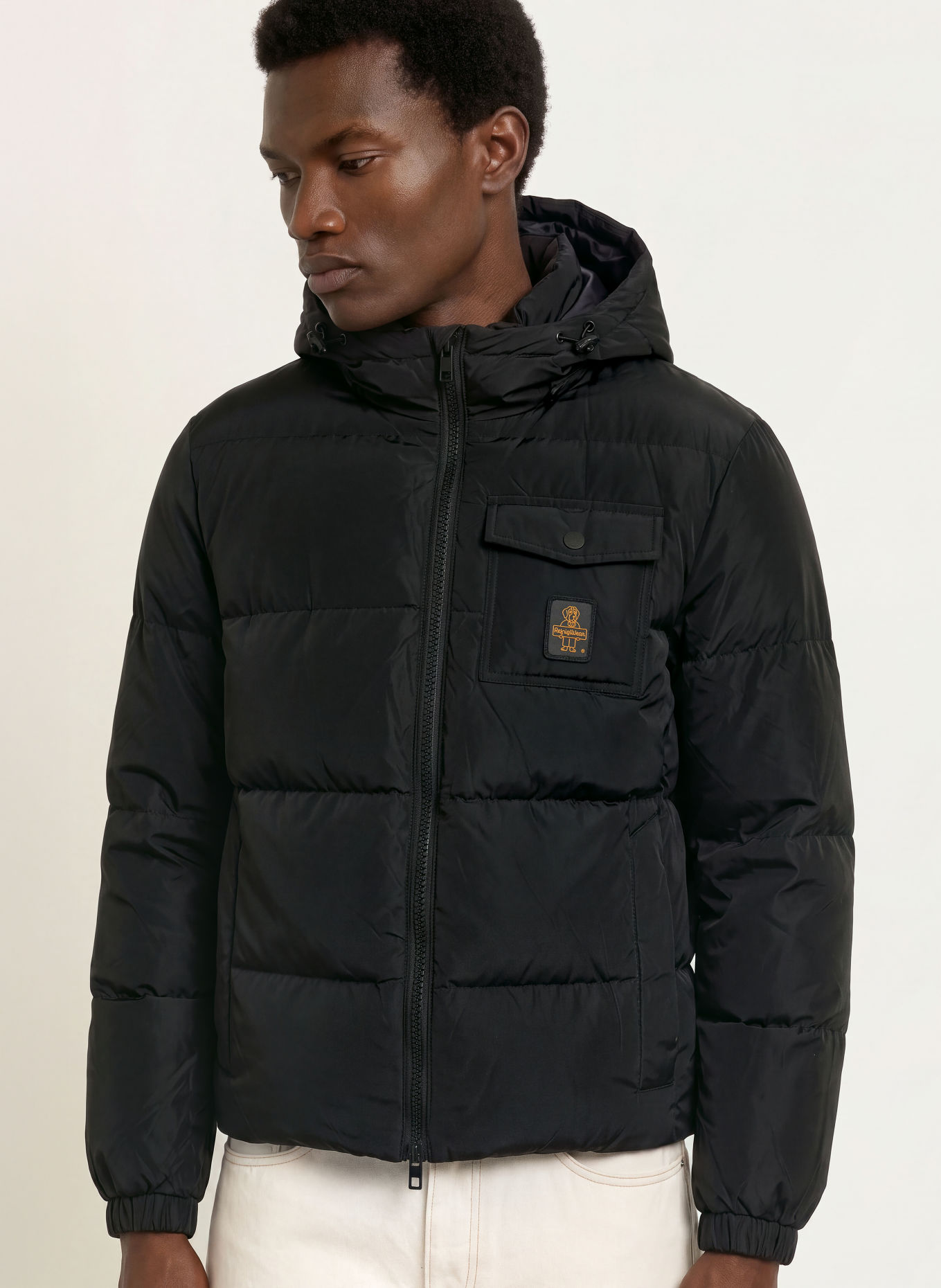 RefrigiWear Daunenjacke SEEK: SCHWARZ