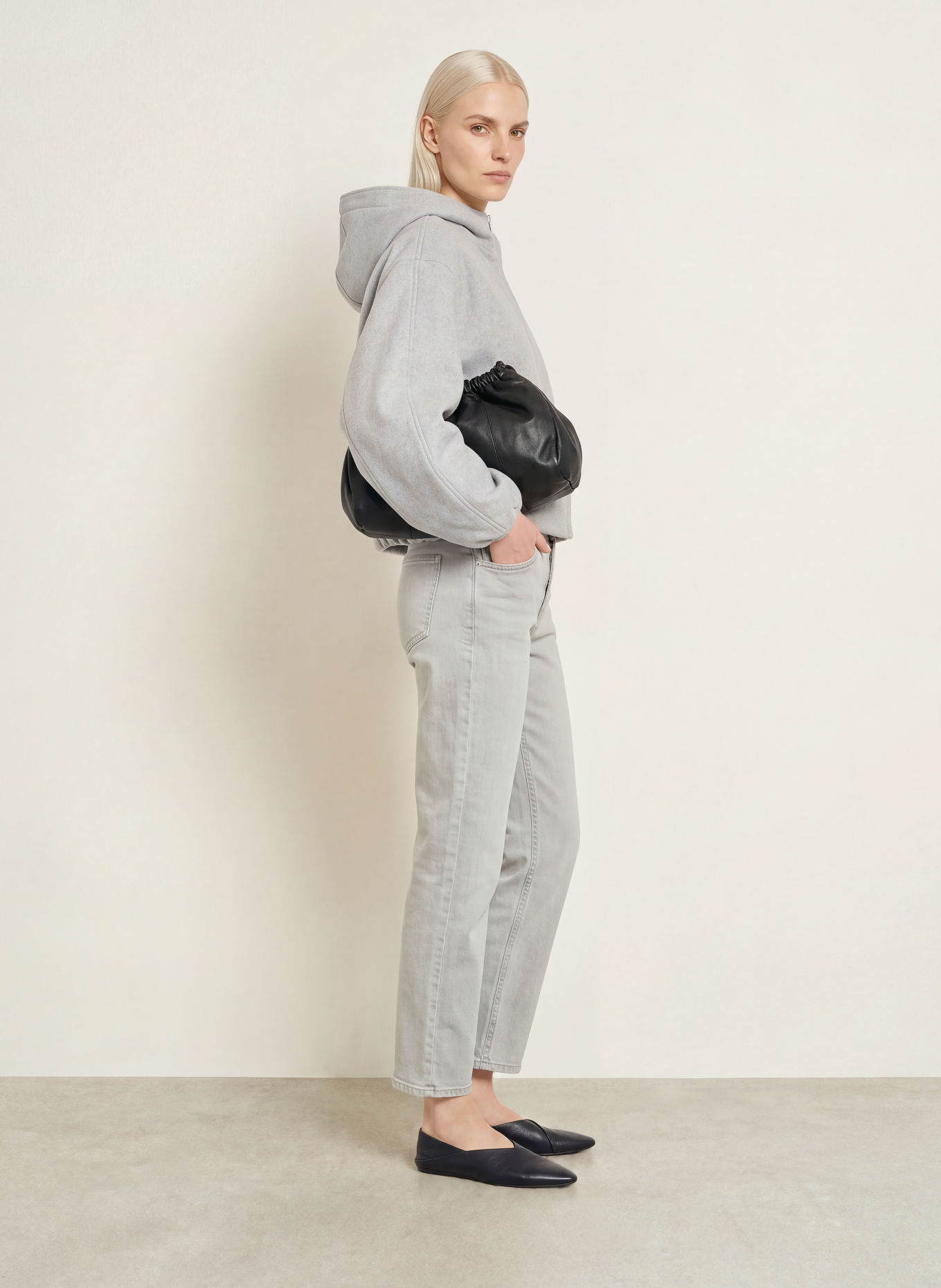 OPUS Straight jeans MINAH: 70398 bright grey
