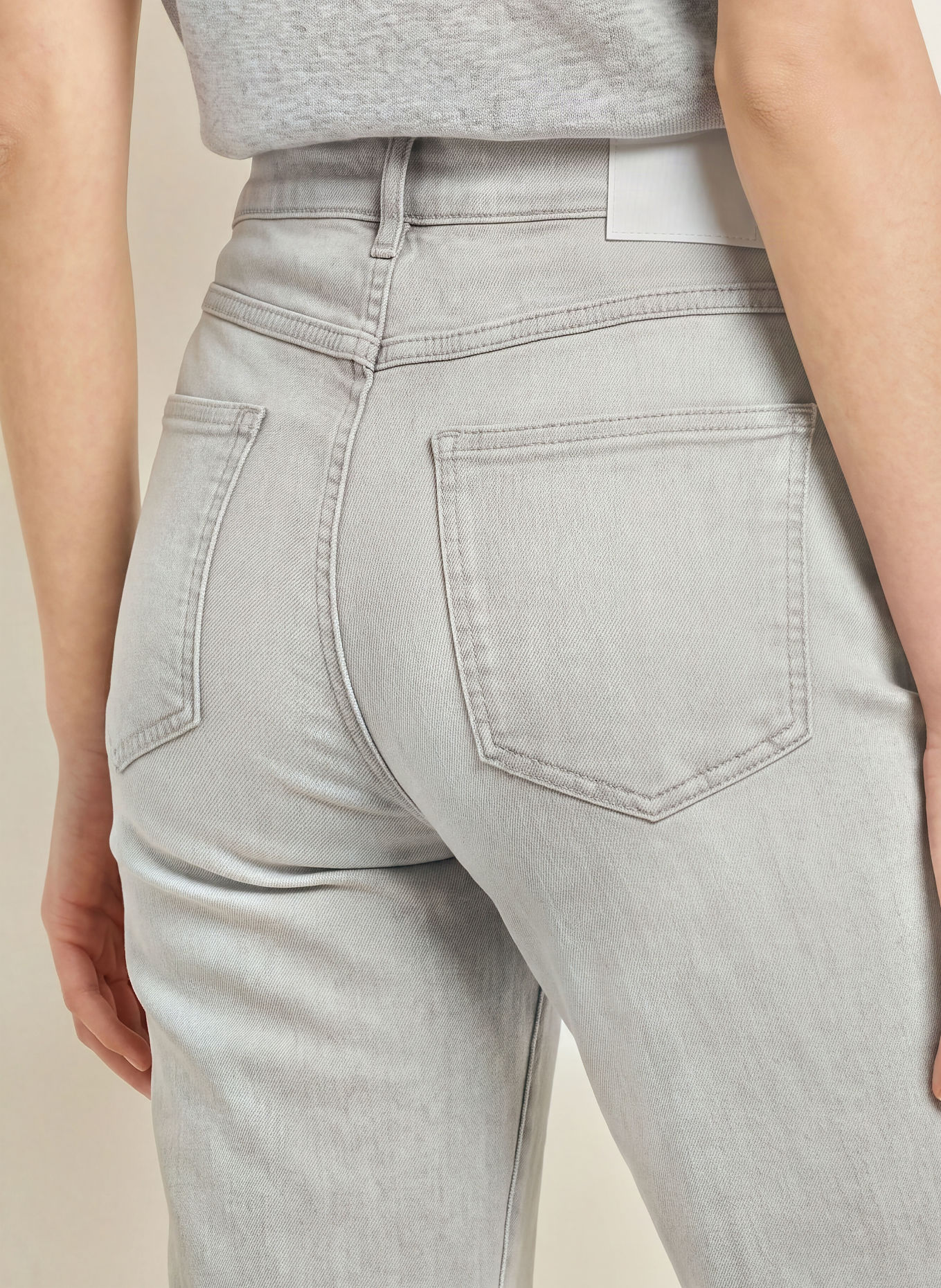 OPUS Straight jeans MINAH: 70398 bright grey