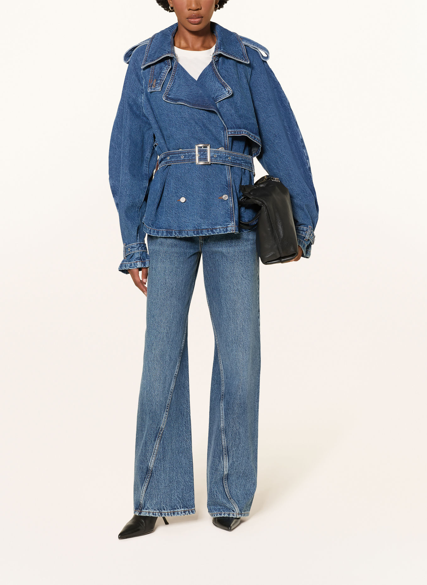 ANINE BING Jeansjacke PASCALE: CLEAN INDIGO WASHED BLUE