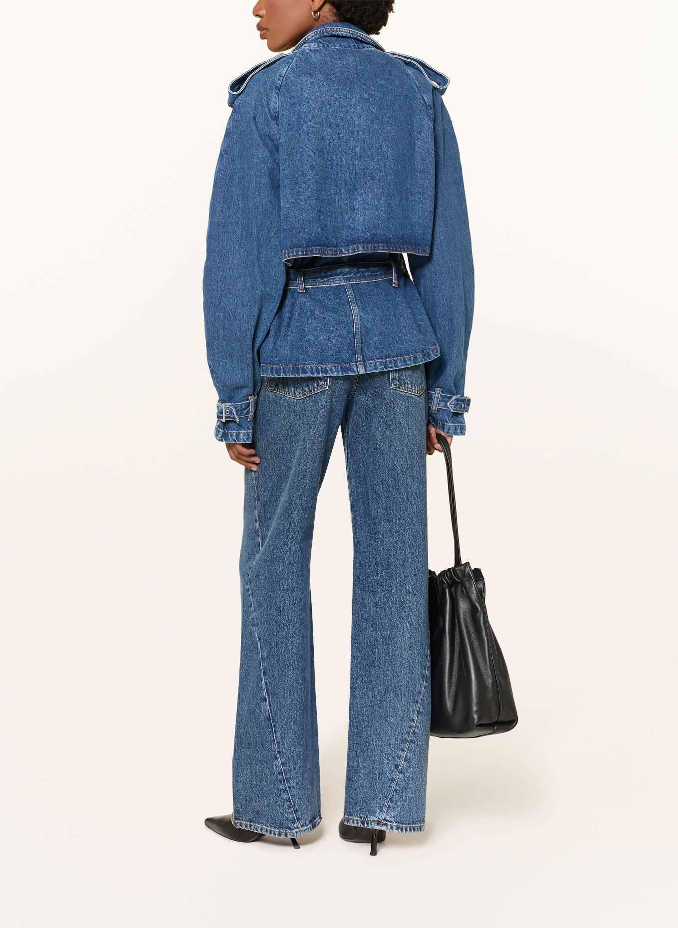 ANINE BING Jeansjacke PASCALE: CLEAN INDIGO WASHED BLUE