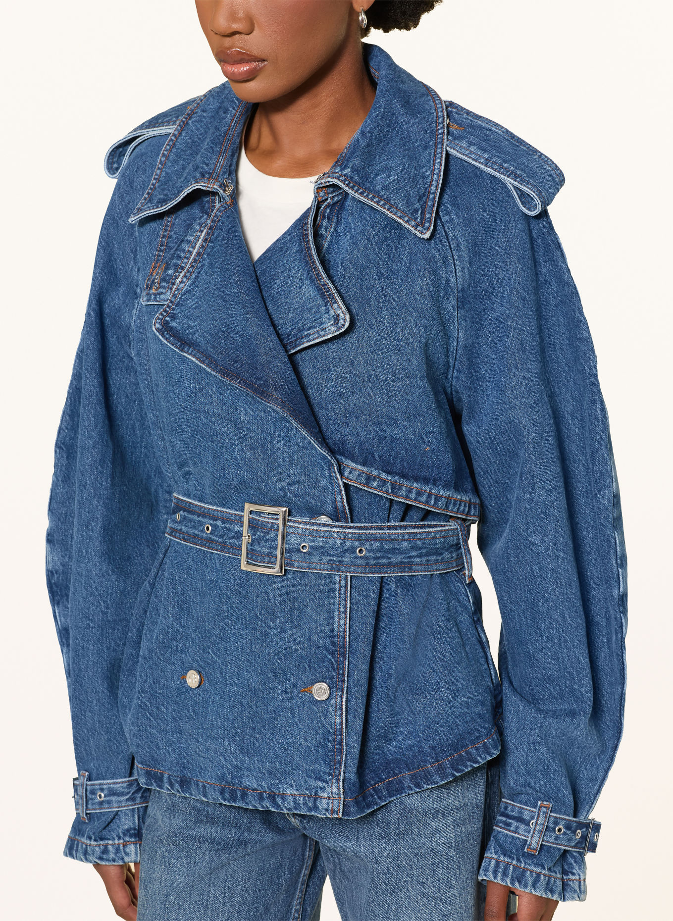 ANINE BING Jeansjacke PASCALE: CLEAN INDIGO WASHED BLUE