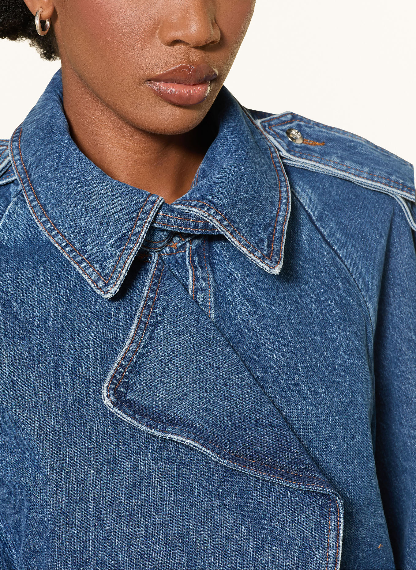 ANINE BING Jeansjacke PASCALE: CLEAN INDIGO WASHED BLUE
