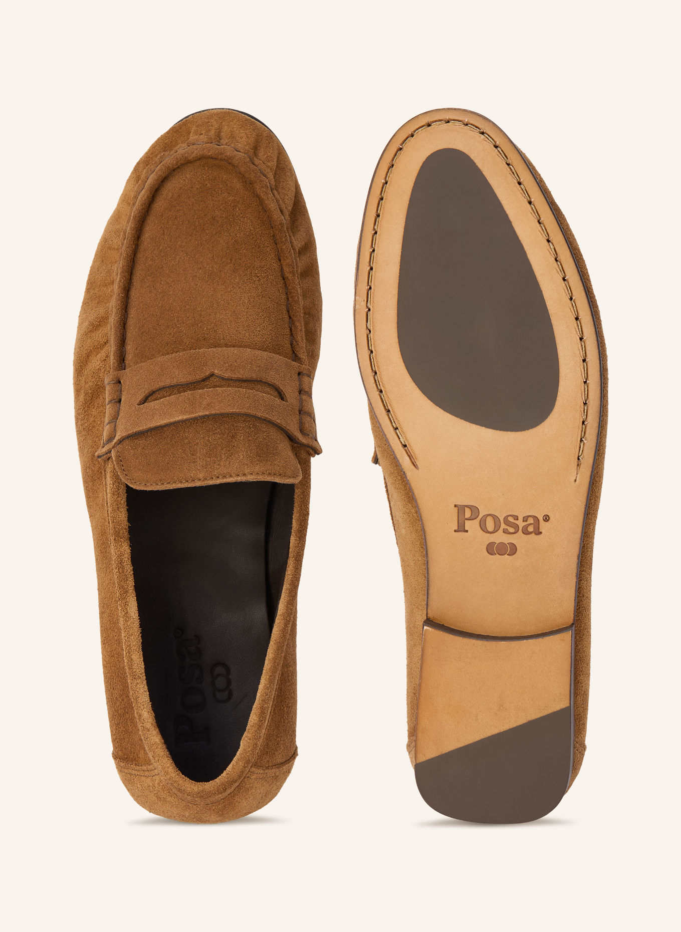Posa Penny loafer: COGNAC