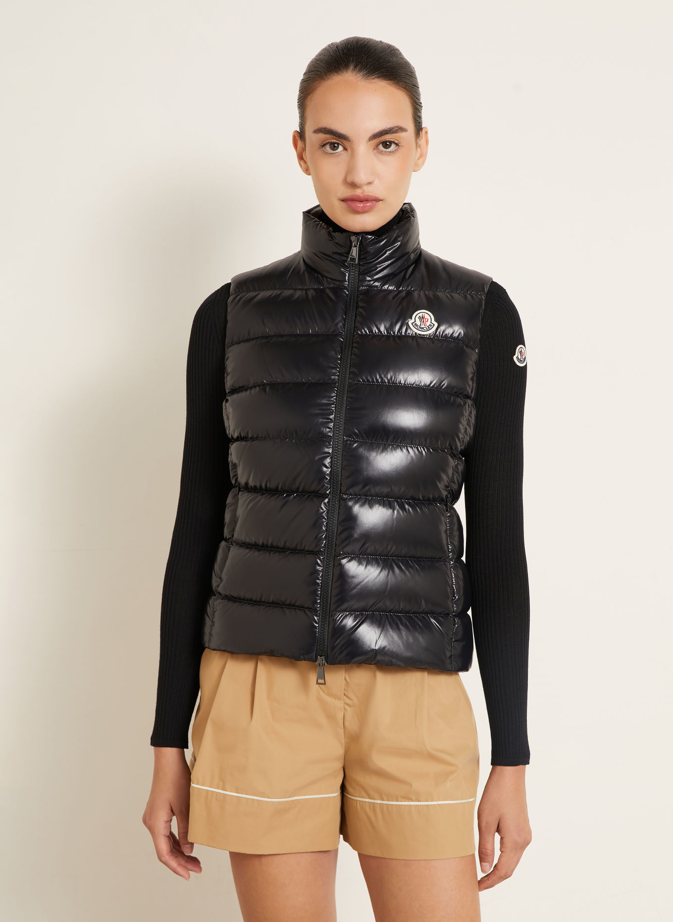 MONCLER Kamizelka puchowa GHANY: CZARNY