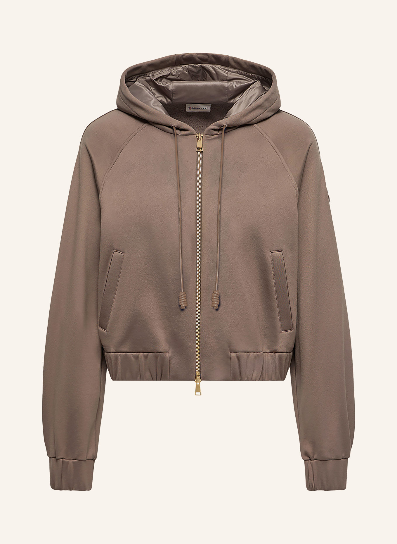 MONCLER Bluza rozpinana: SZAROBRĄZOWY