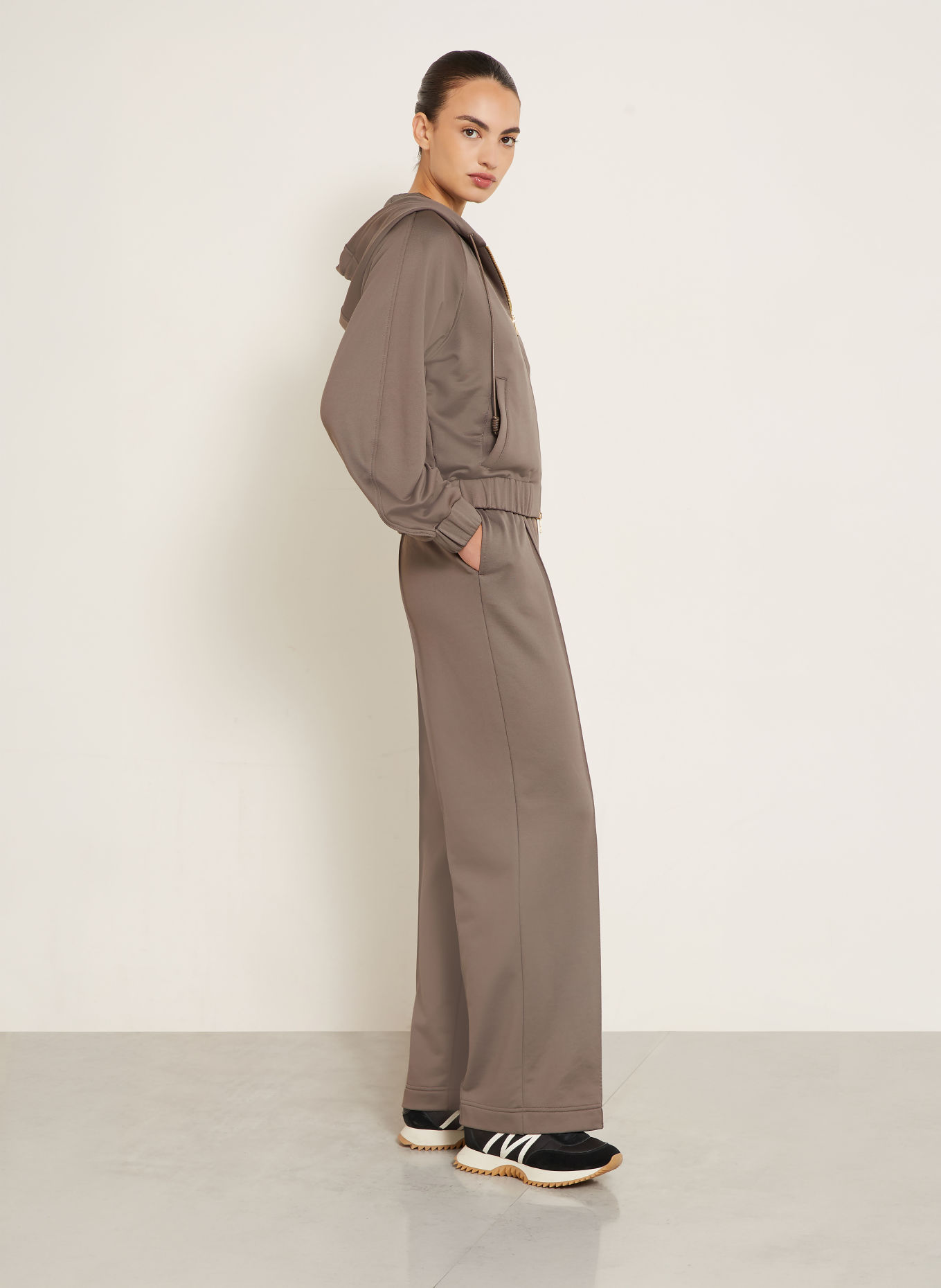 MONCLER Bluza rozpinana: SZAROBRĄZOWY