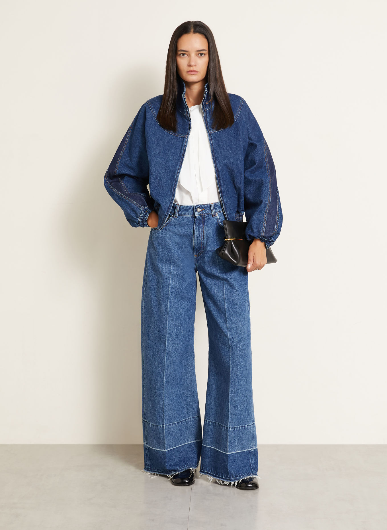 GIVENCHY Jeansjacka: 420 MEDIUM BLUE